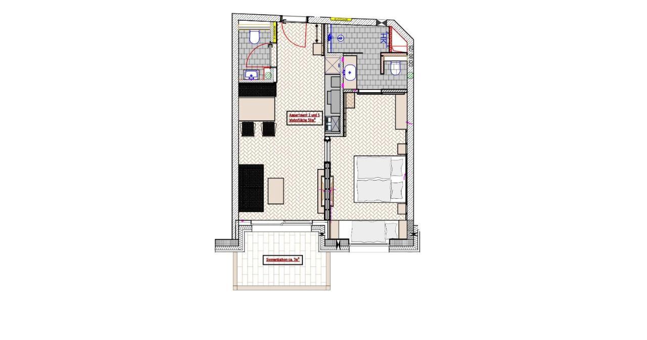 Apartment mit 3 Schlafzimmern