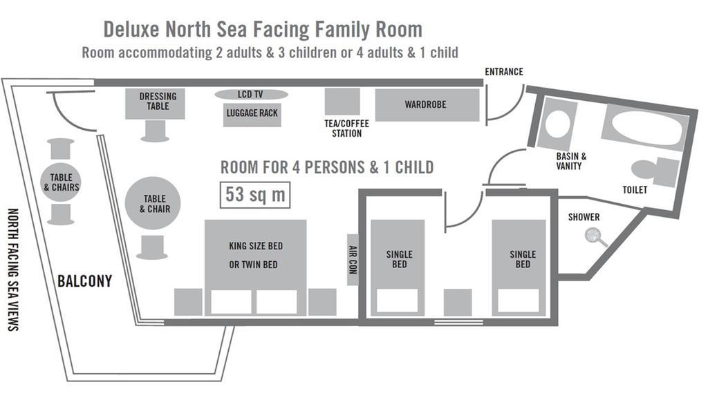 Deluxe Family Room - North Sea Facing