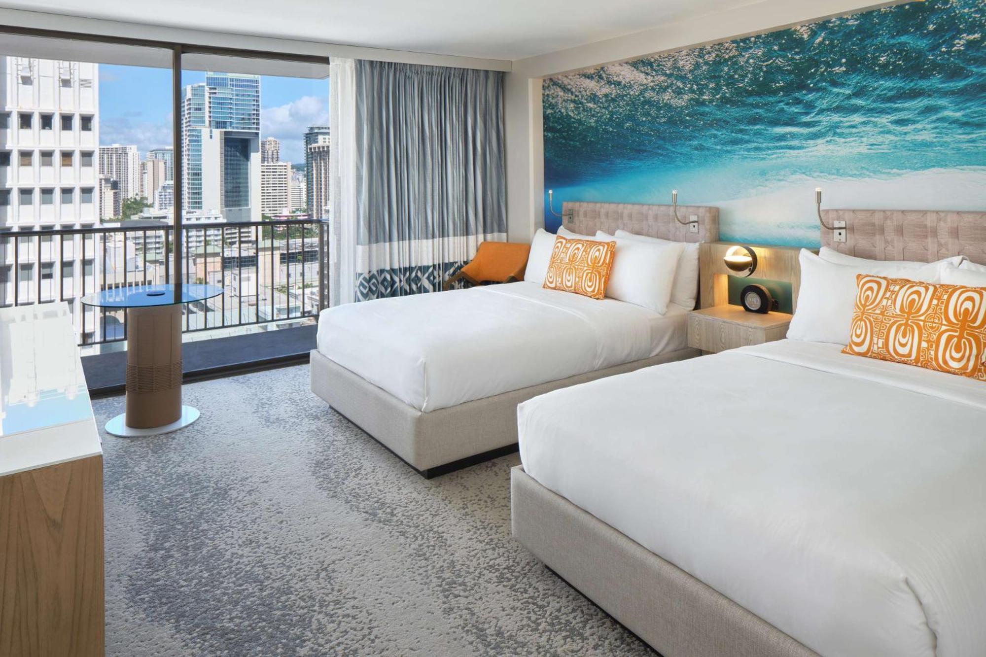 Waikiki View 2 Double Beds