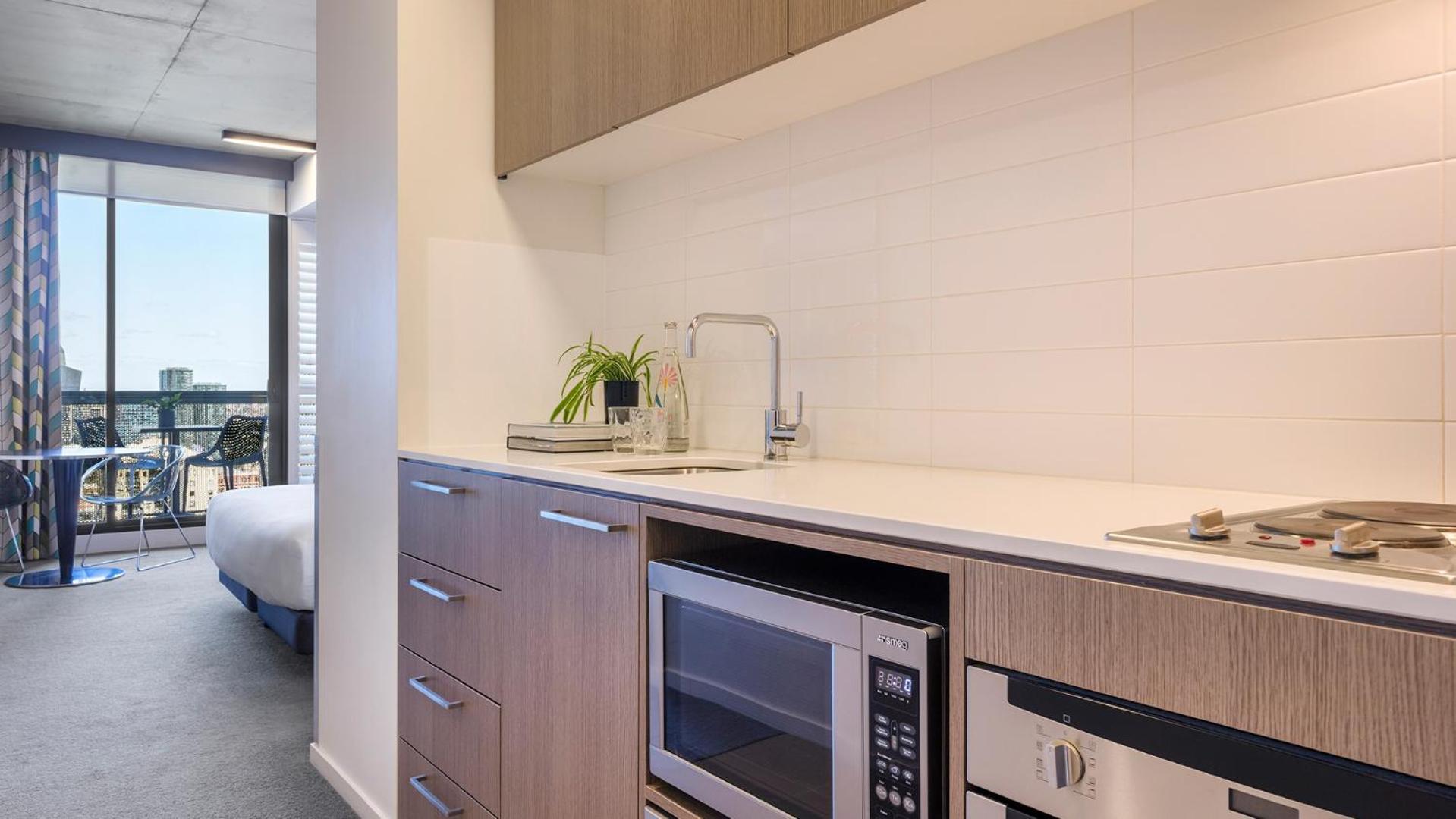 Studio Apartment Balcony – No Housekeeping