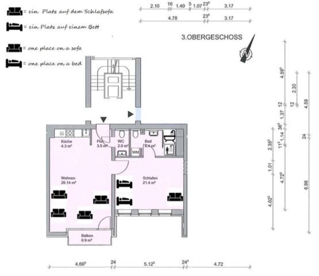 One-Bedroom Apartment Apt 2