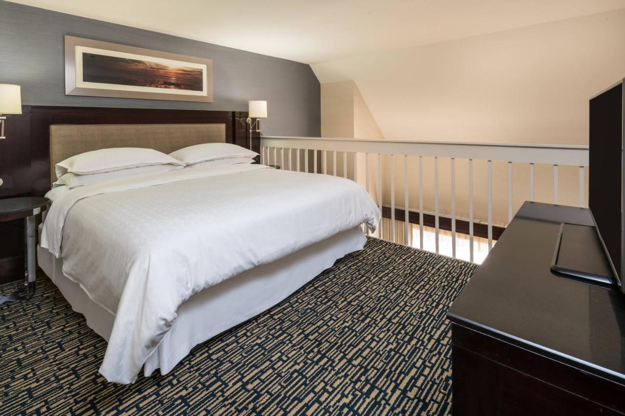Larger Guest room, 1 King, Sofa bed, Courtyard view