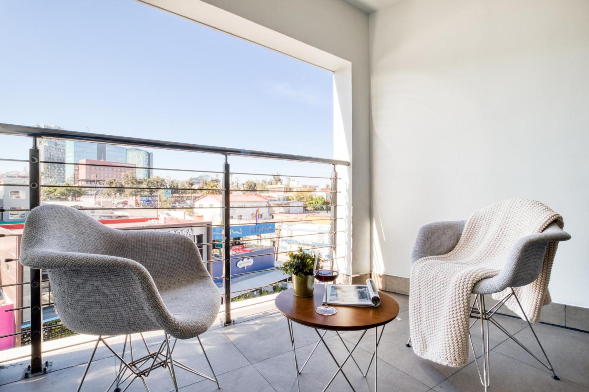 Exclusive Two-Bedroom Apartment Balcony