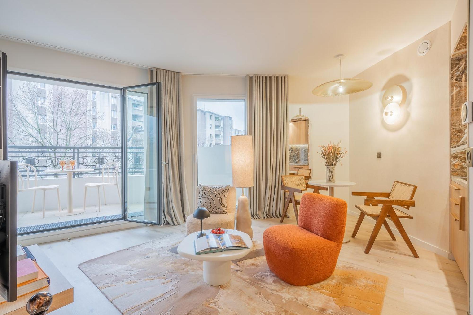Apartamento Deluxe de 1 dormitorio con balcón - 35 m2