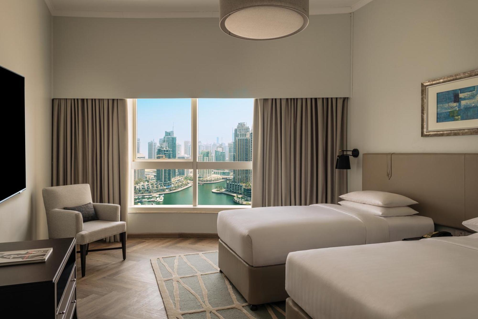 Renovated, Two Bedroom Marina View with Balcony, 1 King and 2 Twin