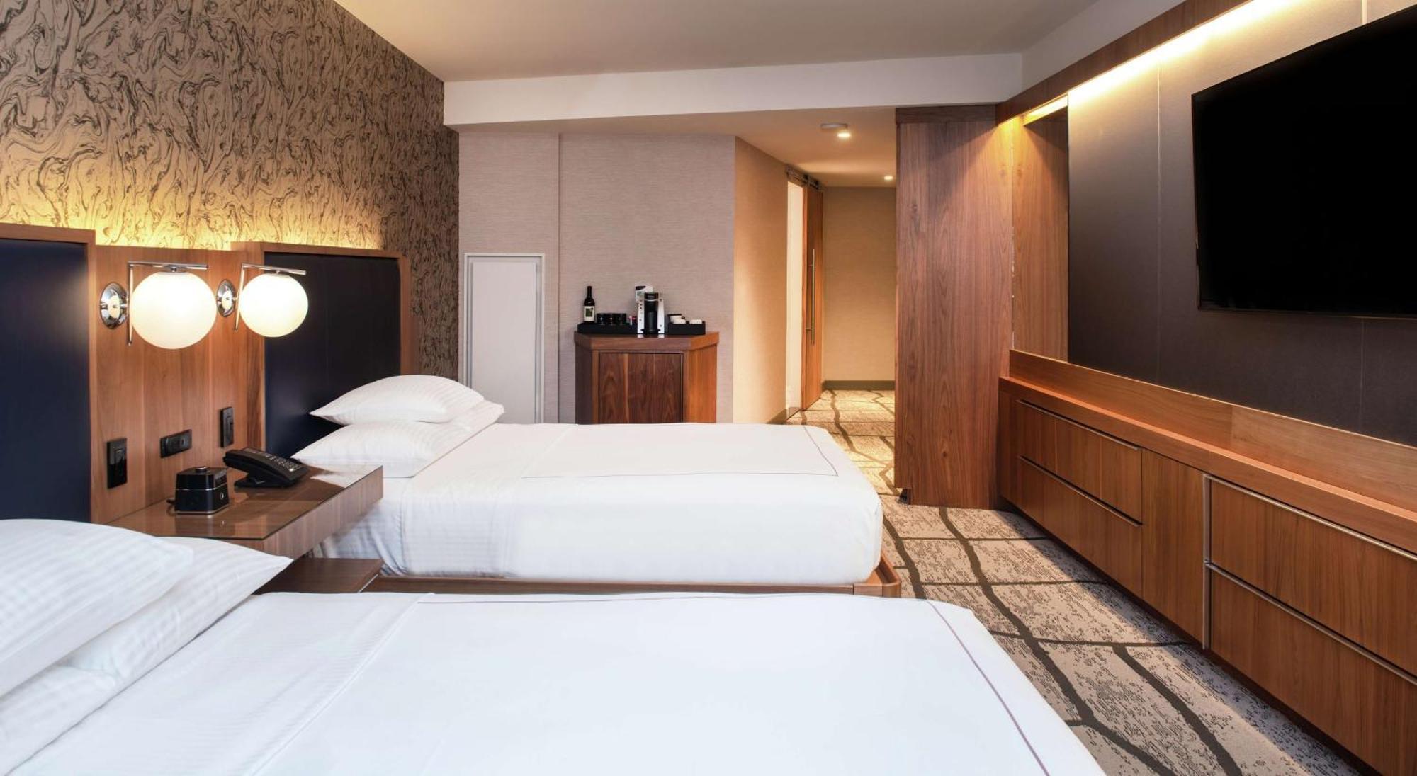 Deluxe Queen Room with Two Queen Beds and City View