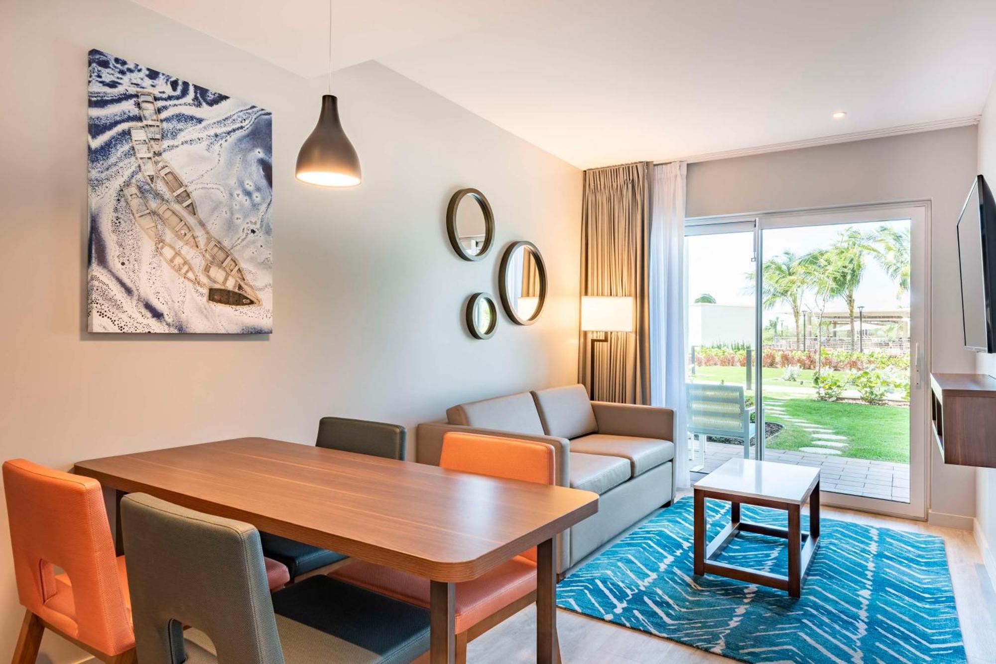 Suite de 1 dormitorio con patio/piscina - 2 camas grandes