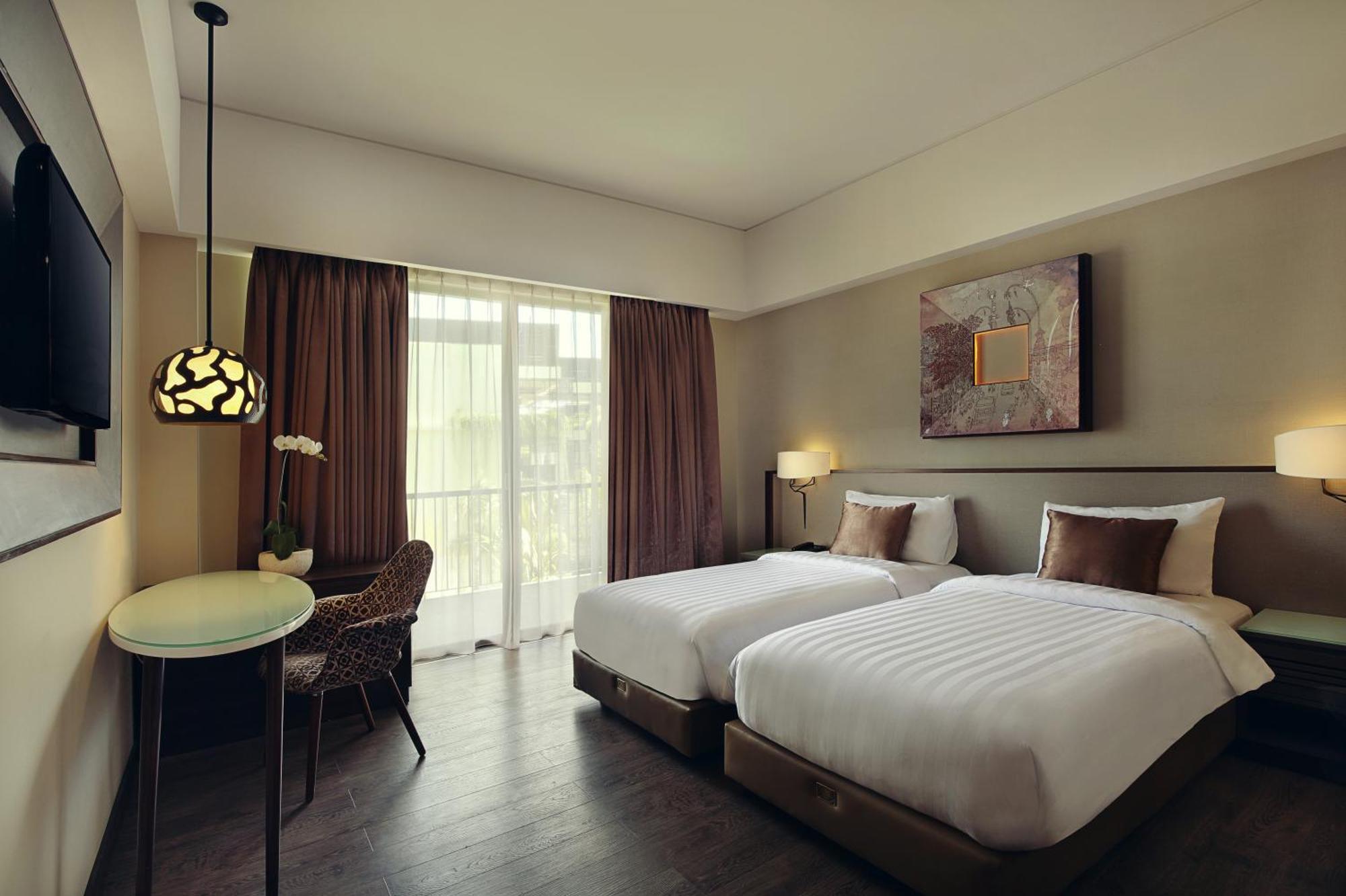 Deluxe Zweibettzimmer mit Balkon
