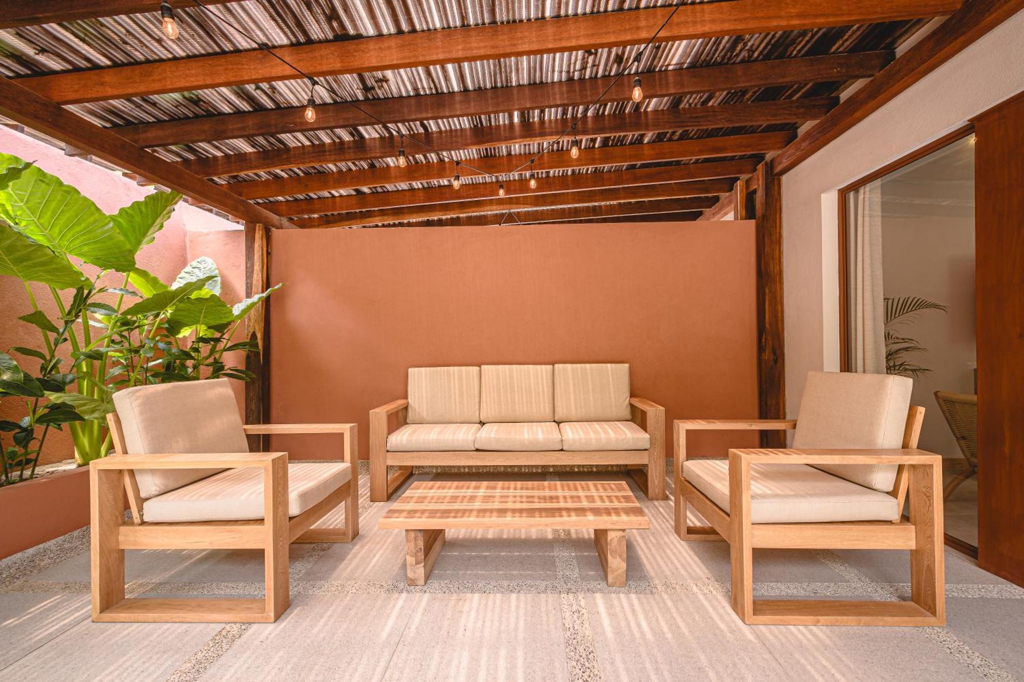 Villa con vistas al jardín