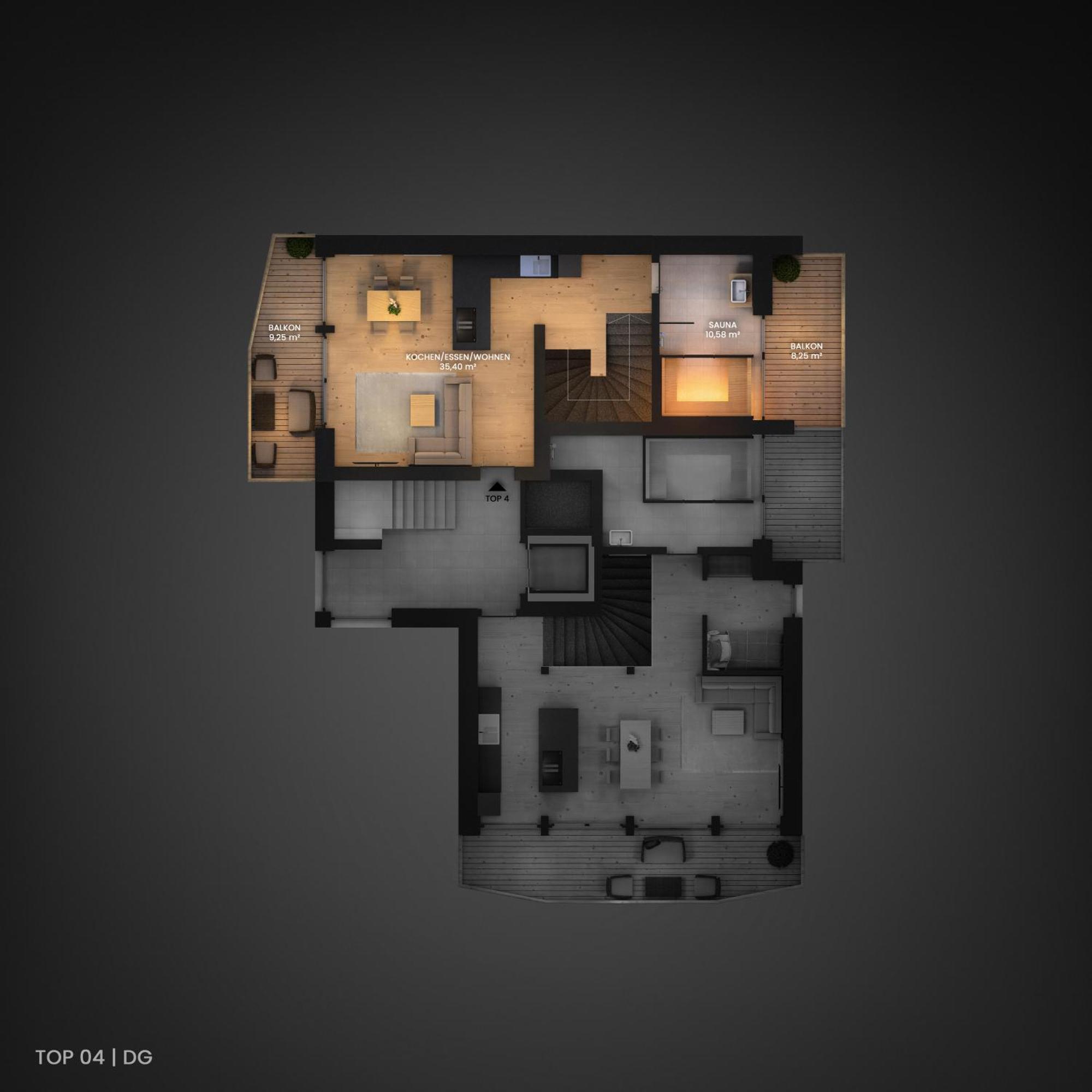 Appartement met 2 slaapkamers