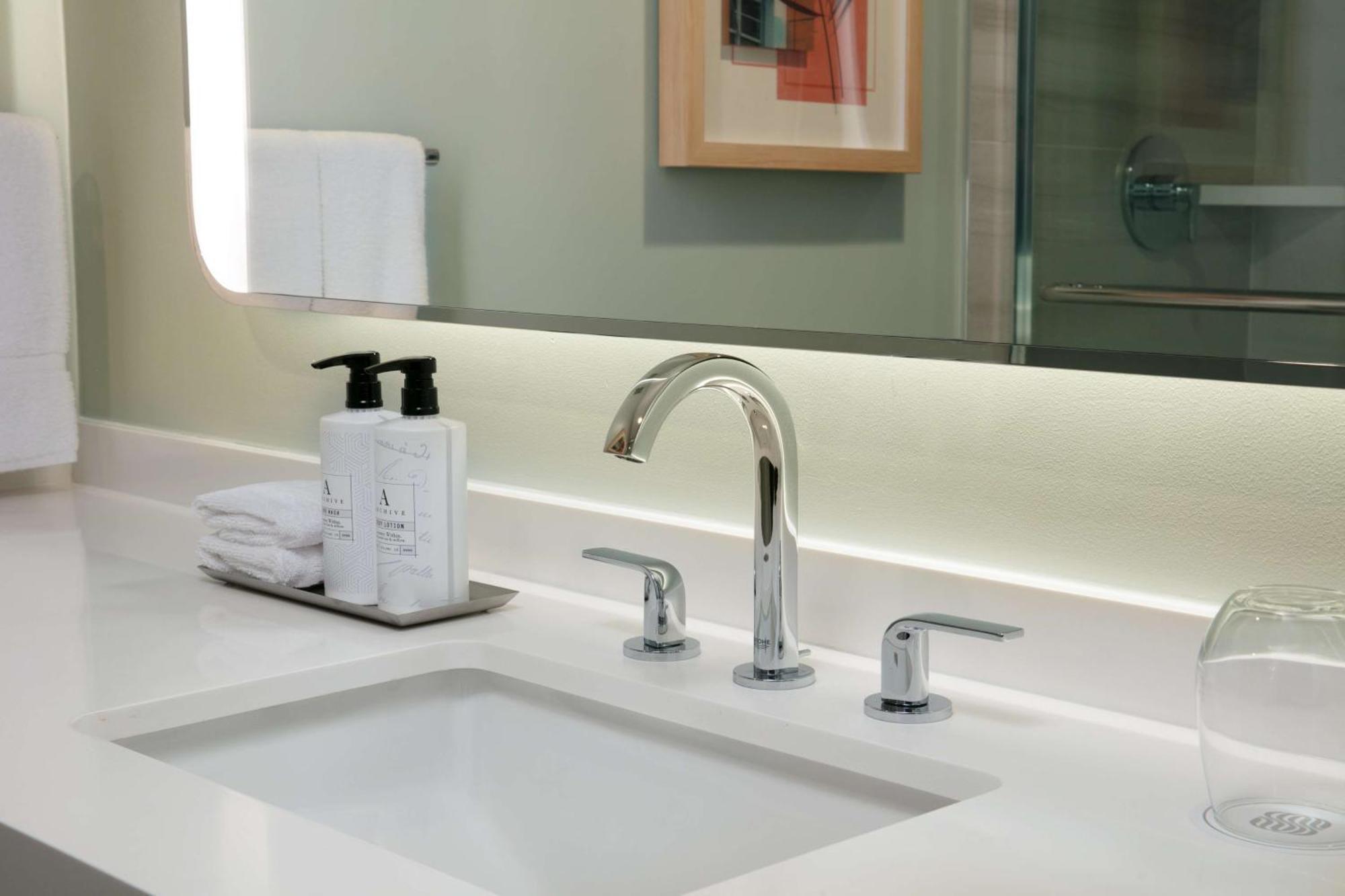 Deluxe King Room Roll Shower Mobility Accessible