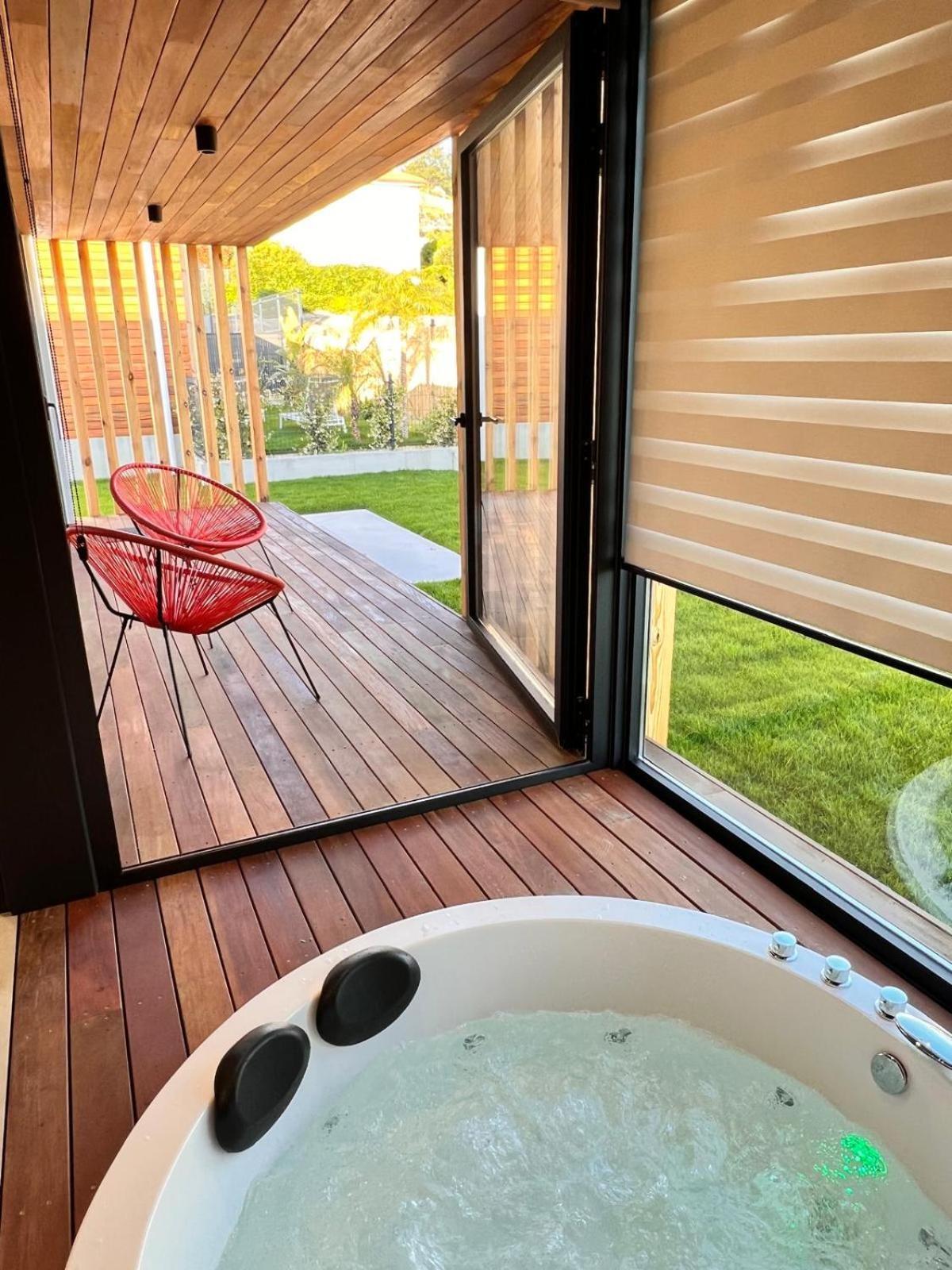Cabaña con jacuzzi
