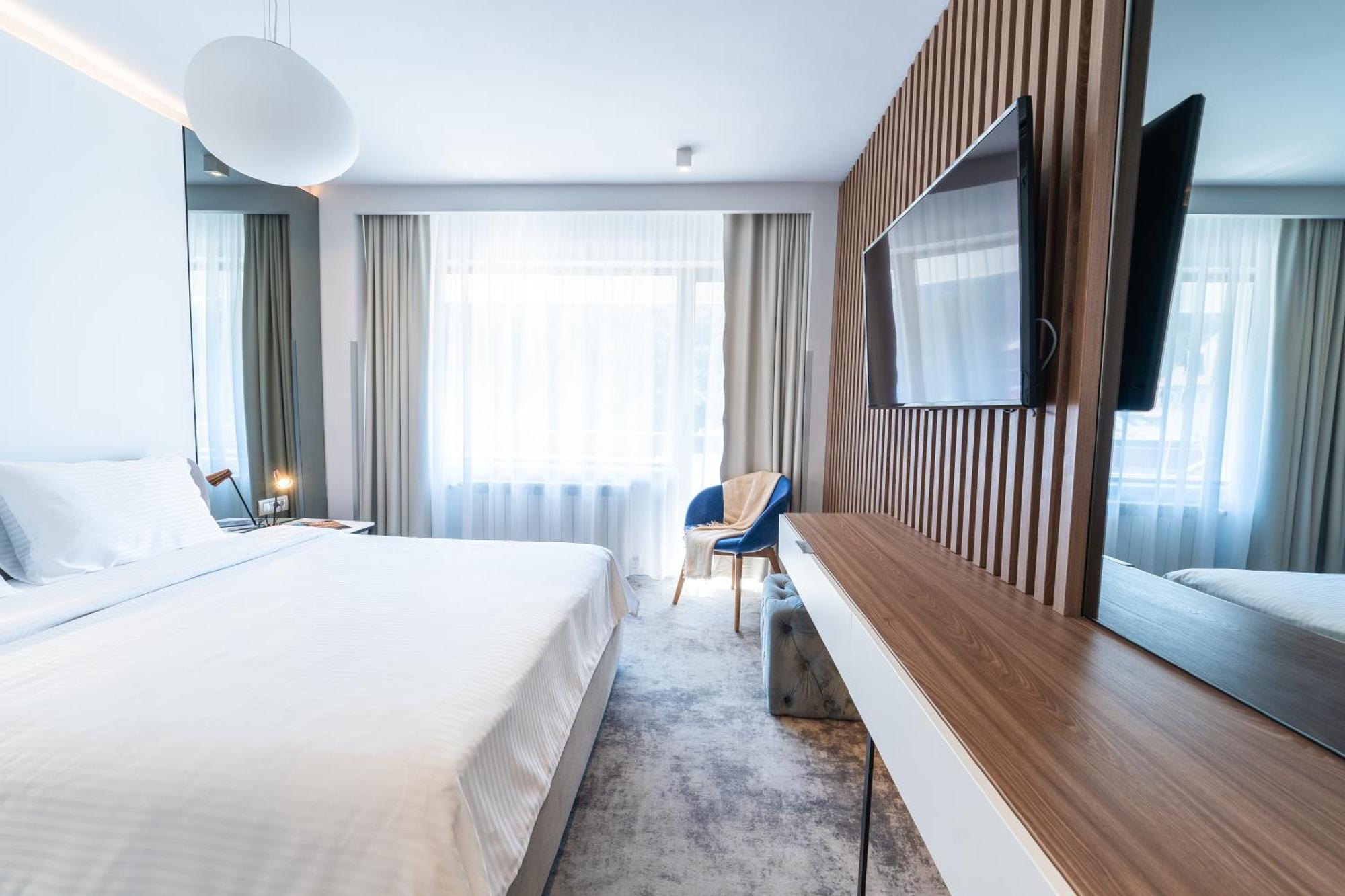 Deluxe Doppelzimmer mit Balkon und Zugang zum Spa