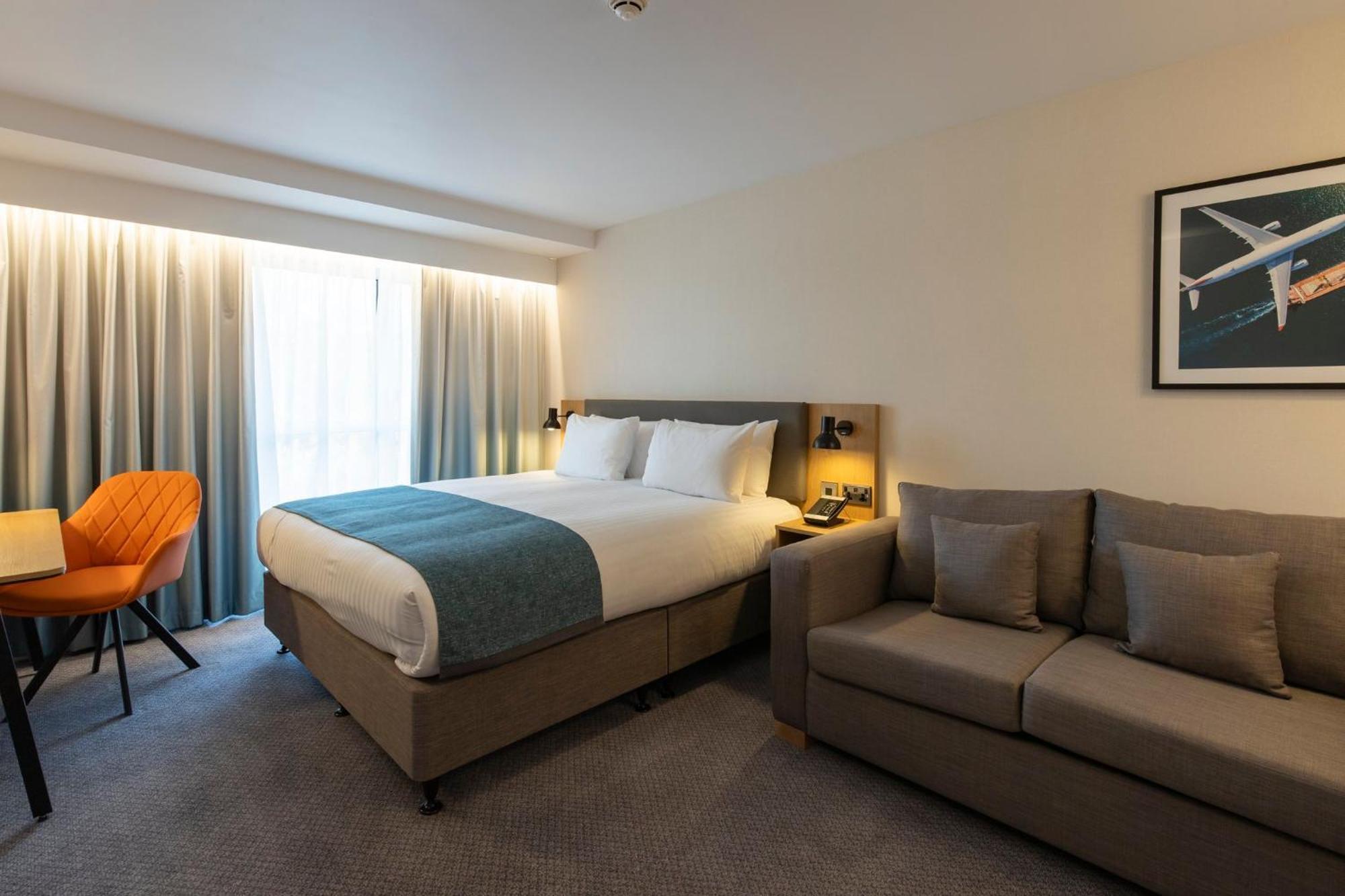 Habitación Estándar con cama extragrande y sofá cama doble