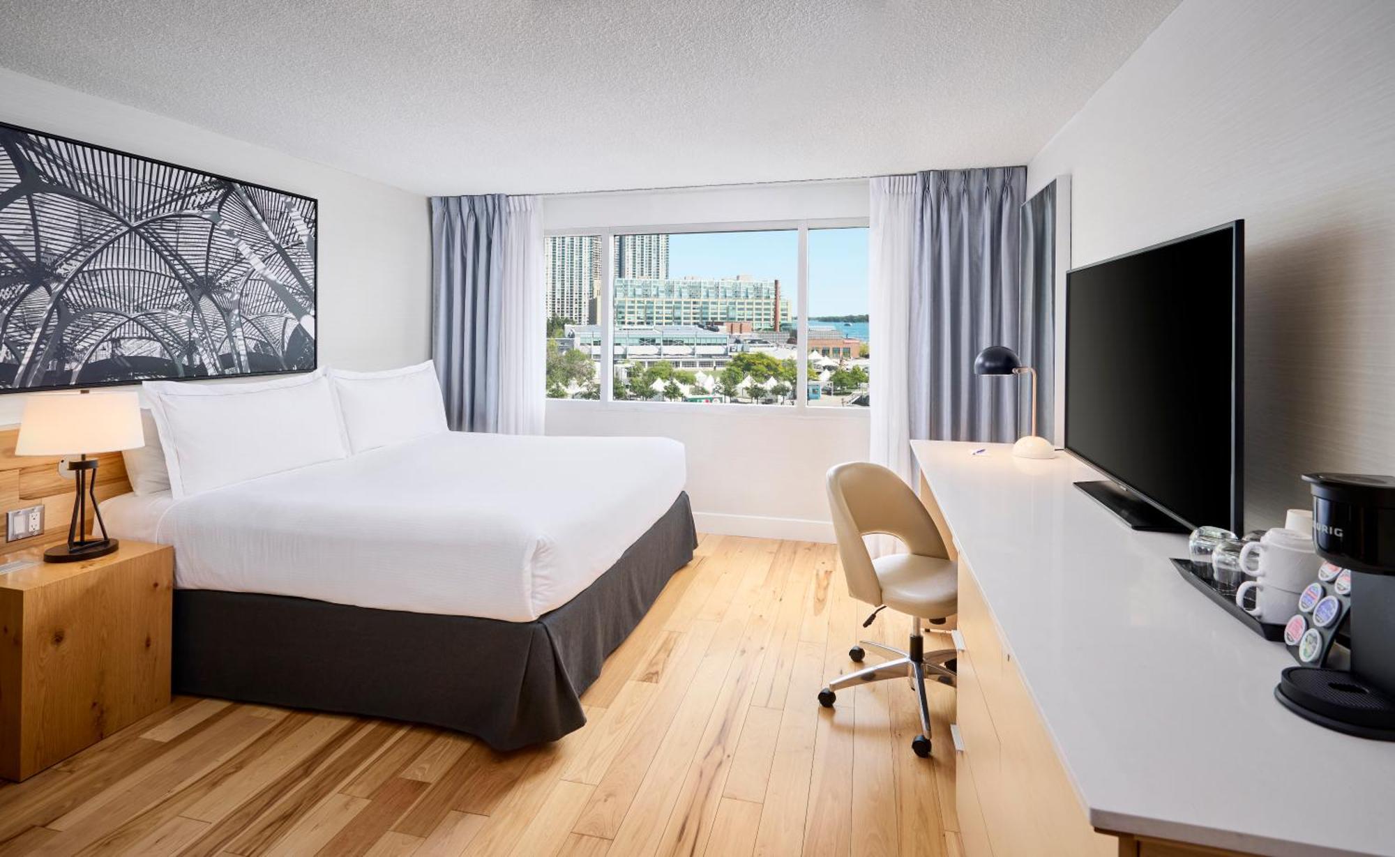 Kamer met Kingsize Bed en Uitzicht op de Stad - Rookvrij