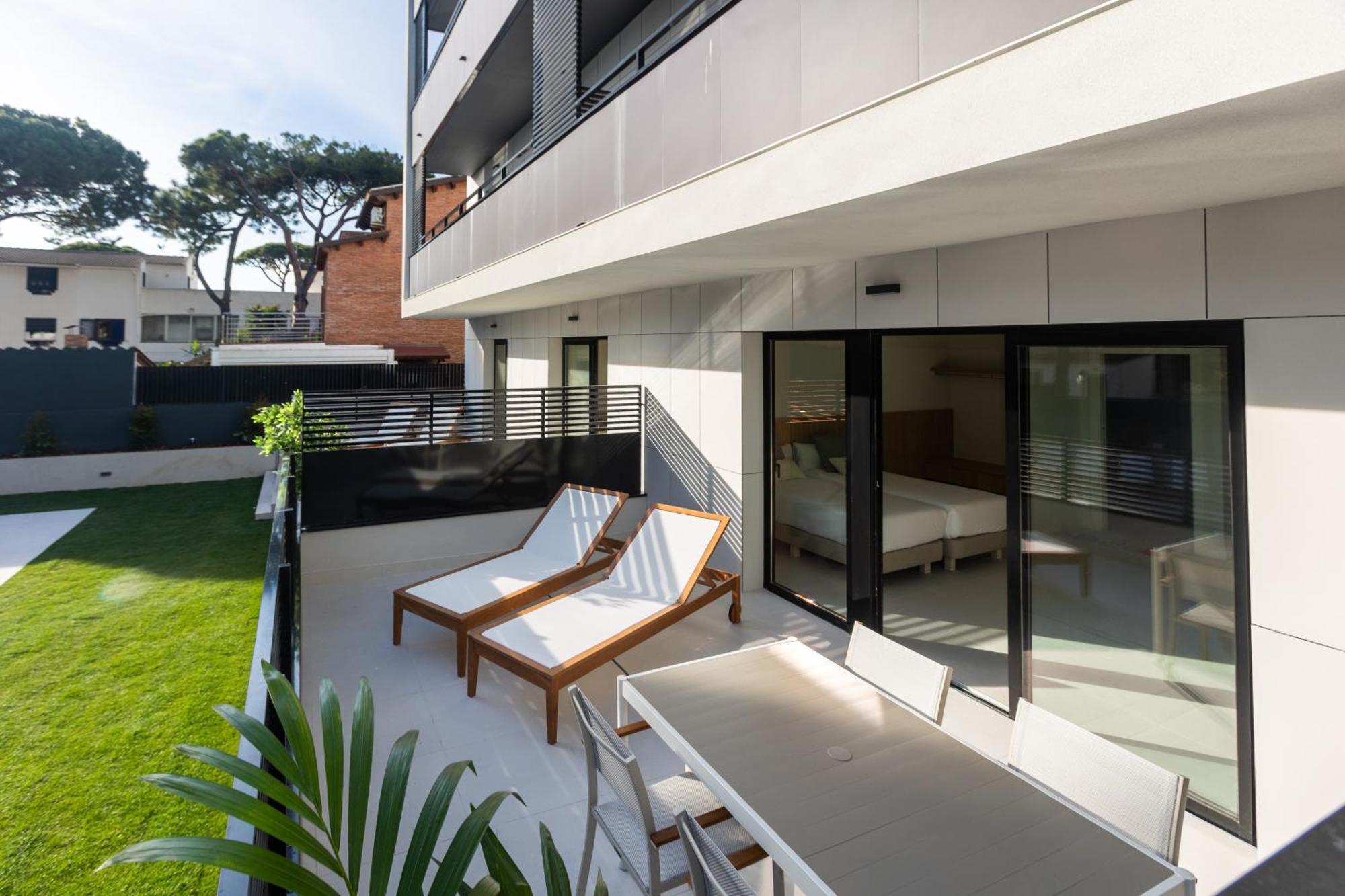 Estudio con terraza