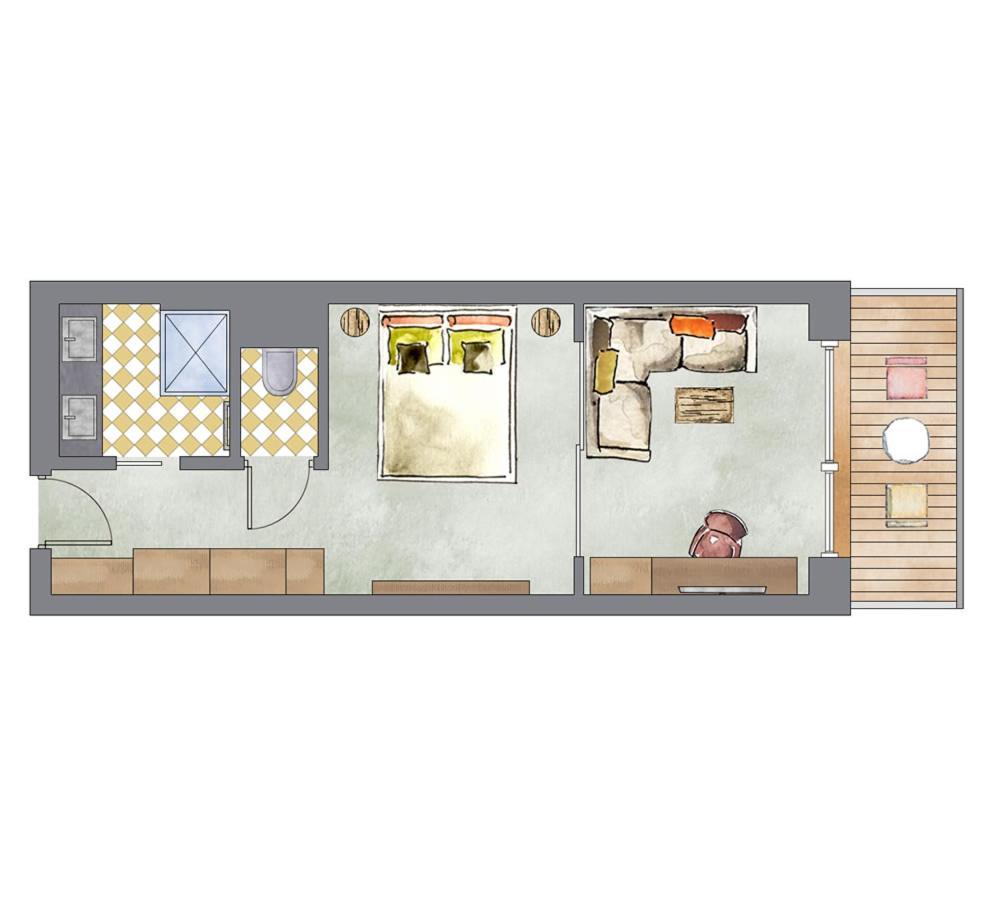 Deluxe Doppelzimmer mit Balkon