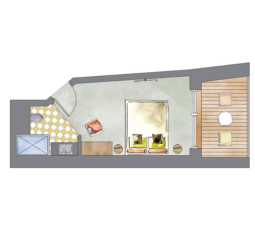 Doppelzimmer mit Balkon