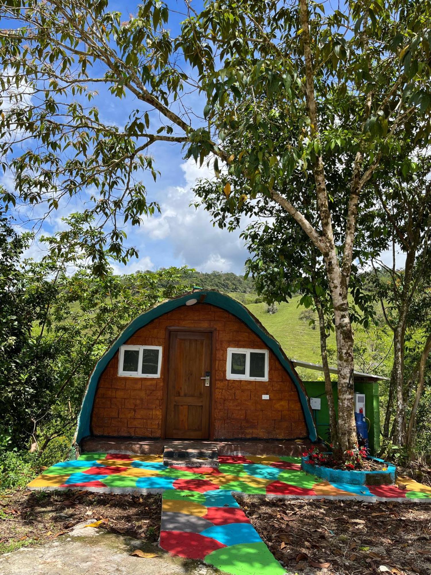 Cabaña con vistas al jardín