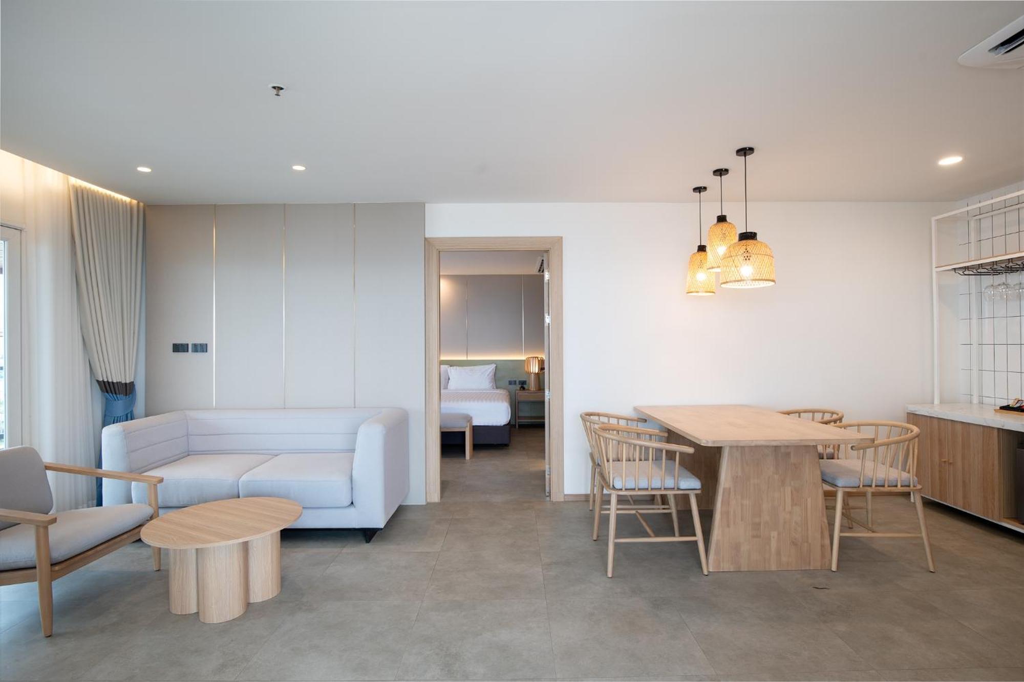 Suite mit Kingsize-Bett mit Meerblick