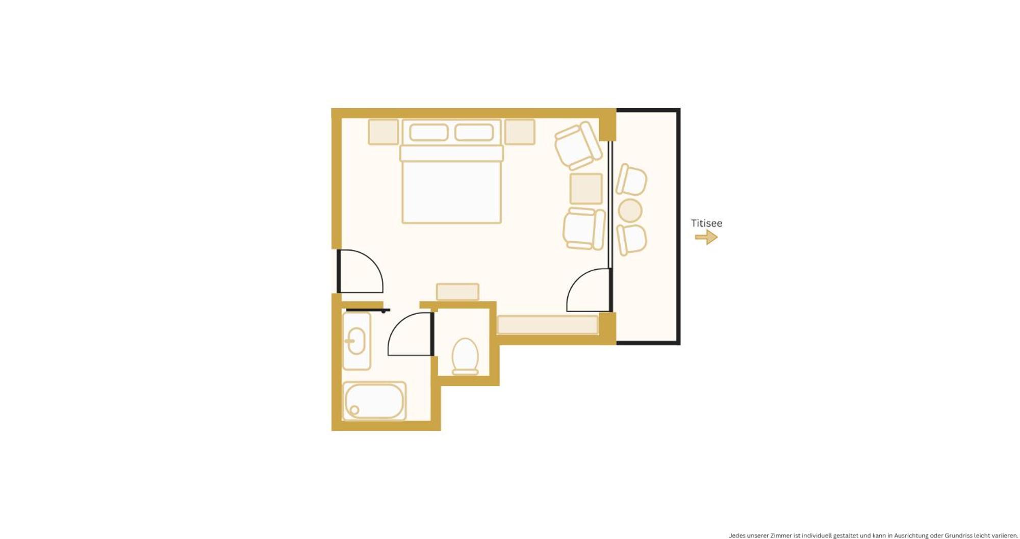 Single Room – Lake Side