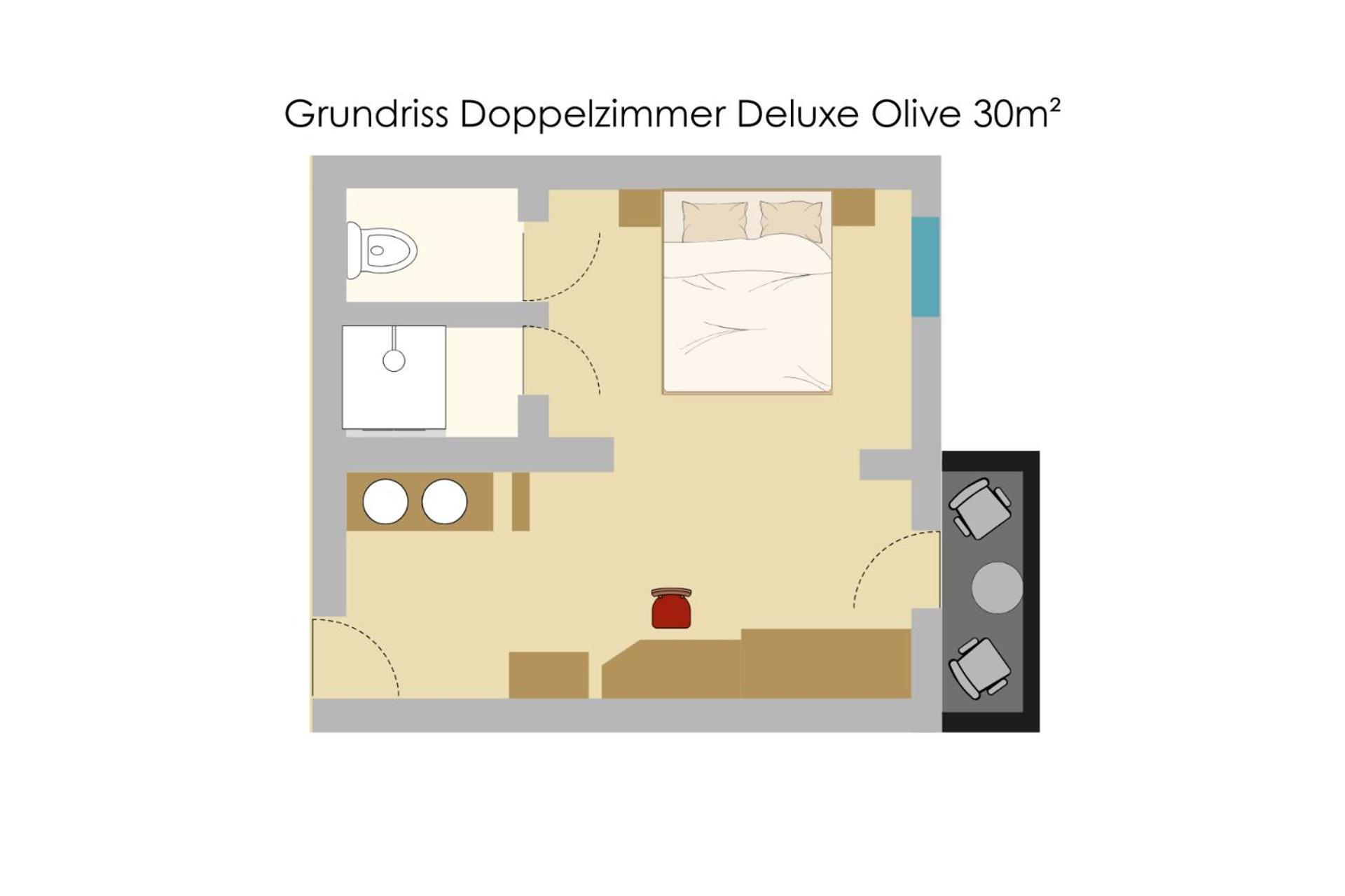 Deluxe Doppelzimmer mit Balkon