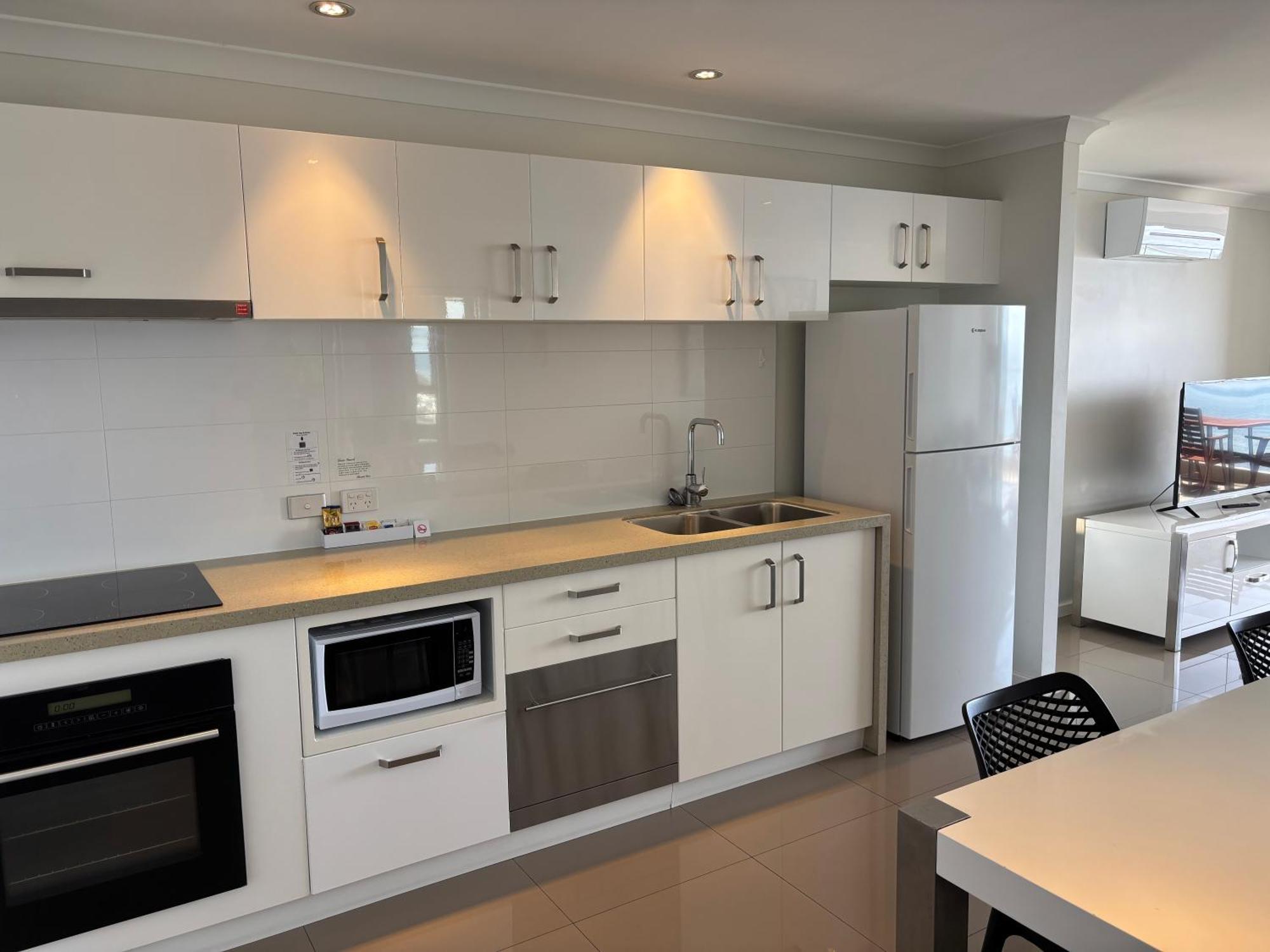 Three-Bedroom Apartment Balcony or Courtyard