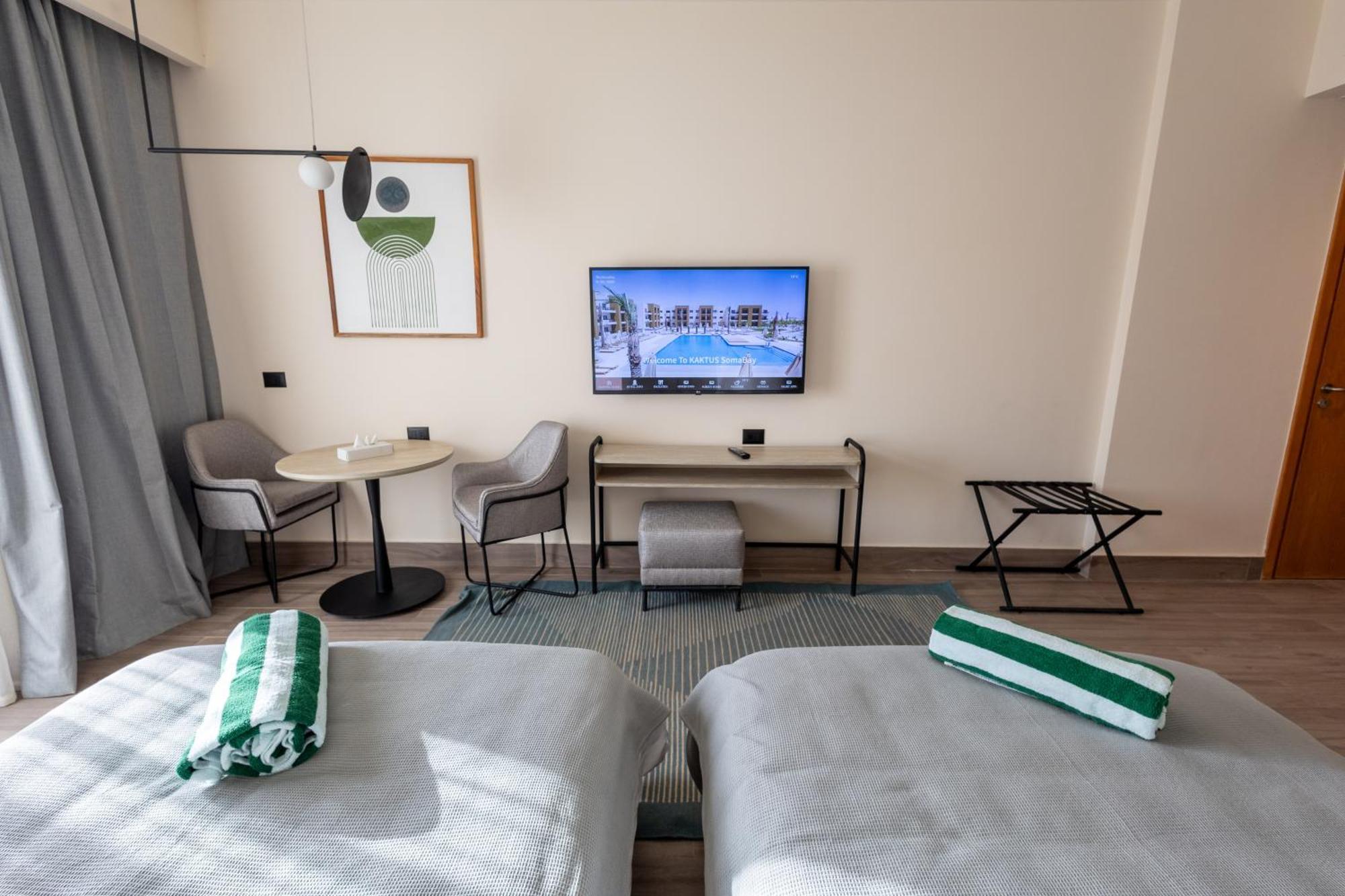 Standard Doppel- oder Zweibettzimmer mit Gartenblick