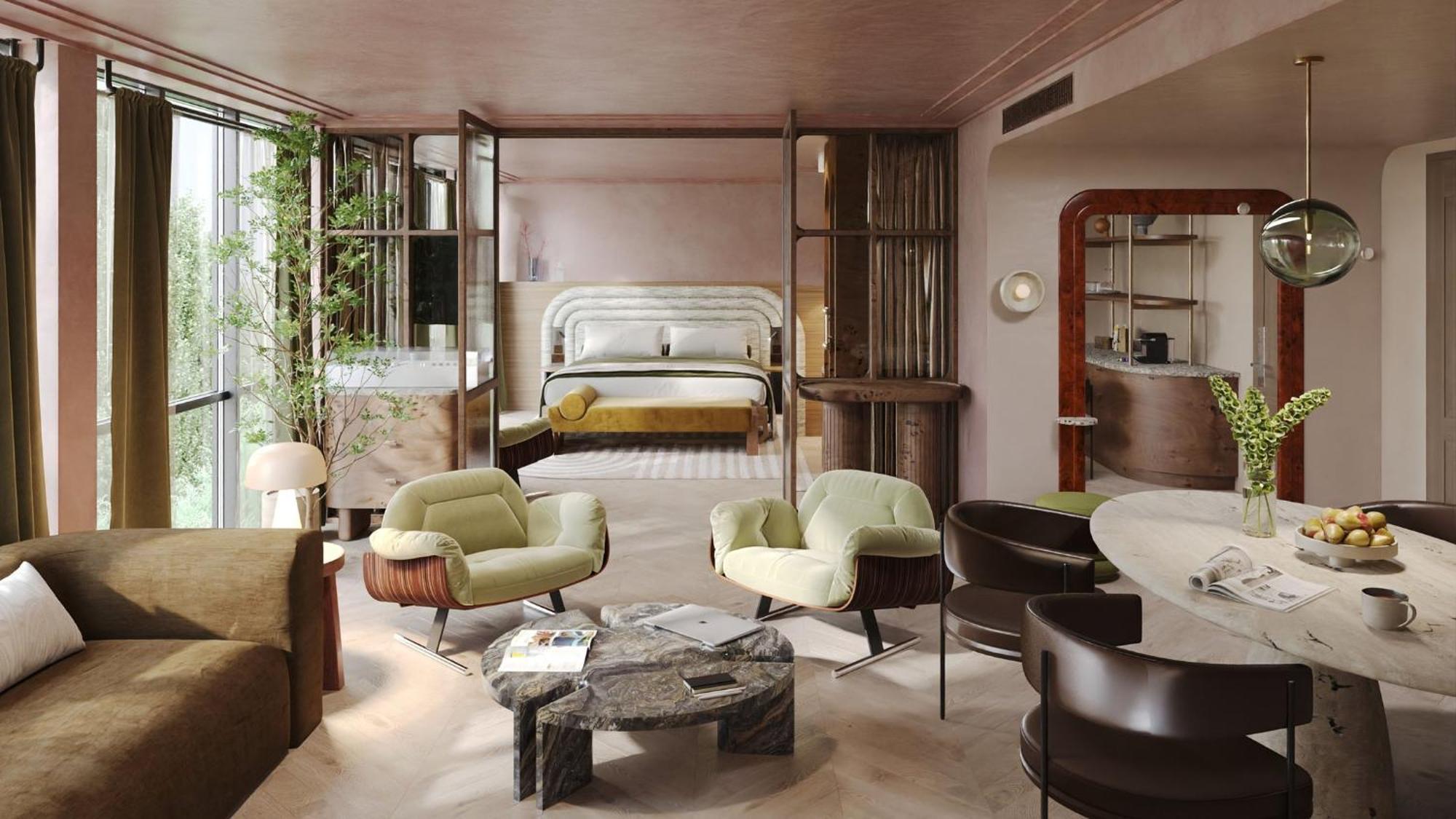 Suite mit 1 Schlafzimmer und Schlafsofa