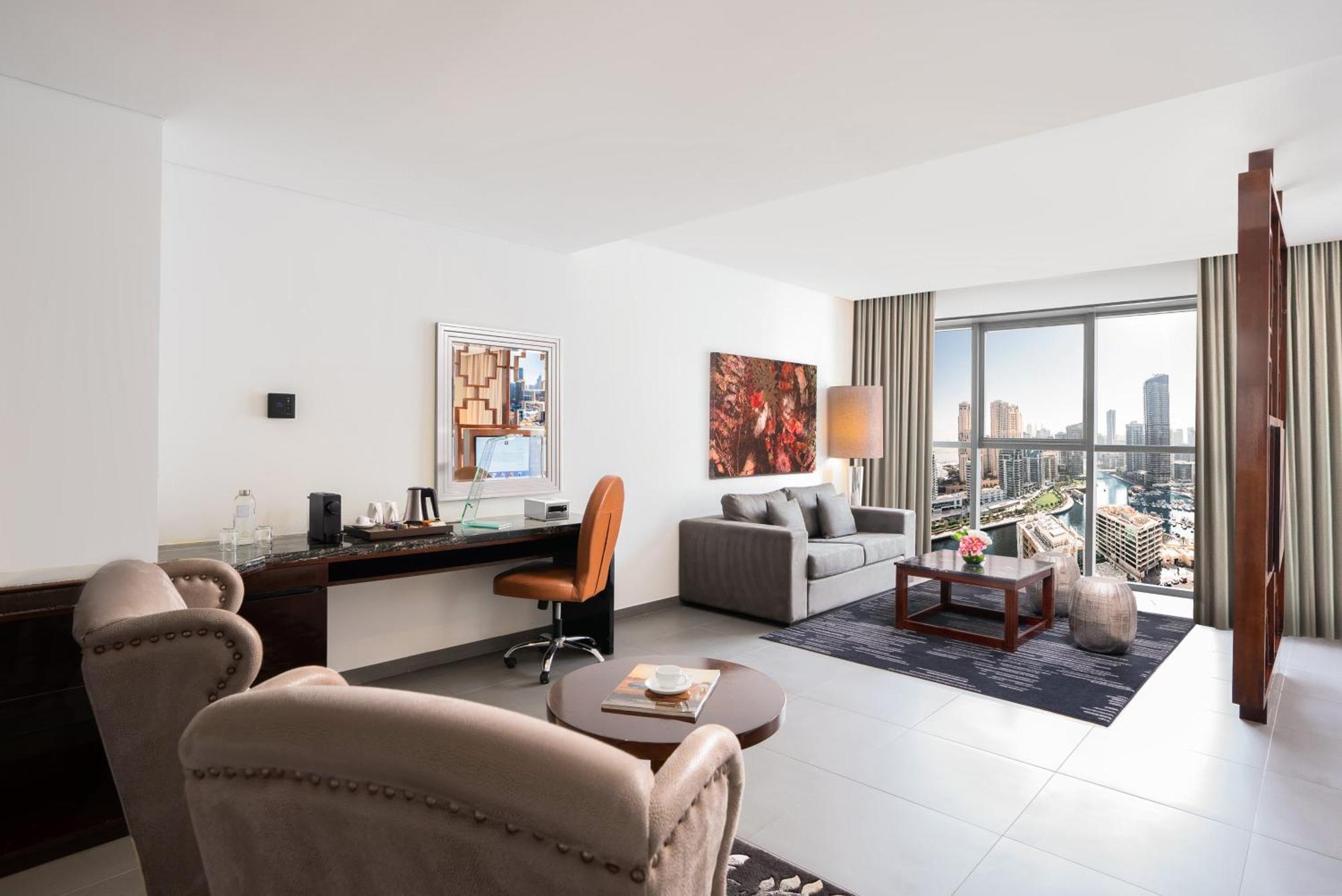 Grande Suite Studio avec Balcon - Accès au Soluna - Vue sur Marina