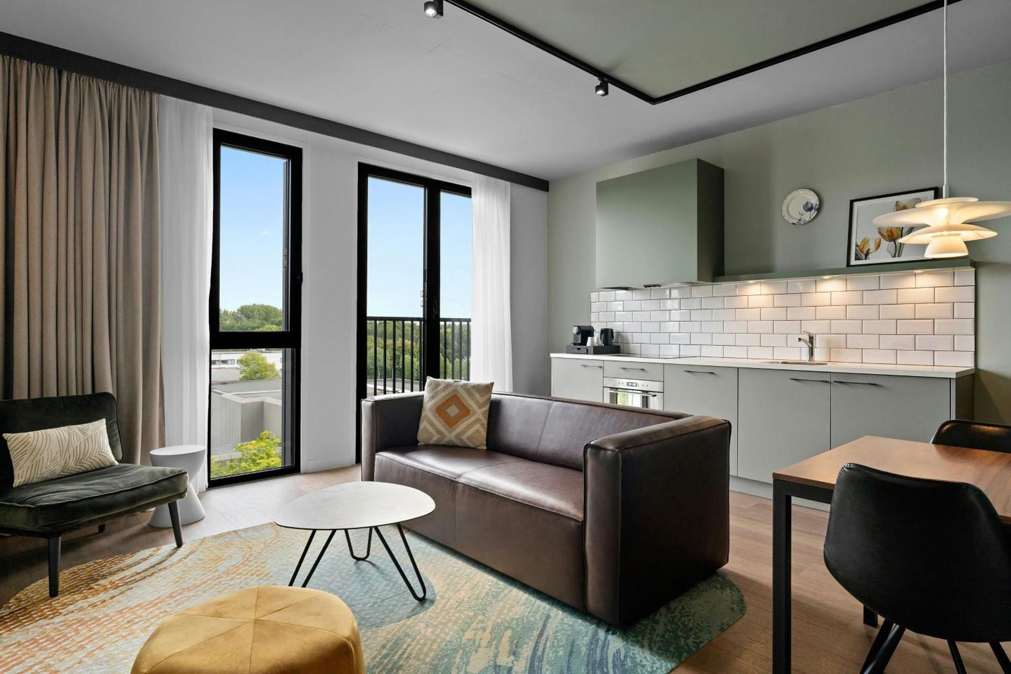 Apartamento estudio con cama extragrande