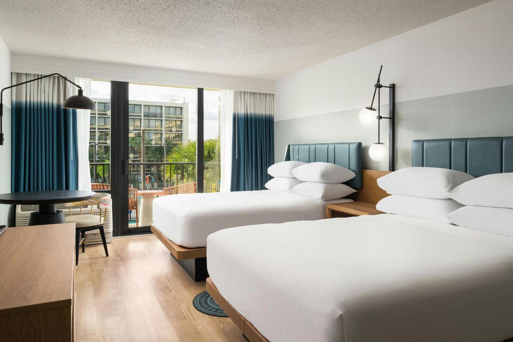 Queen Room Two Queen Beds Pool View