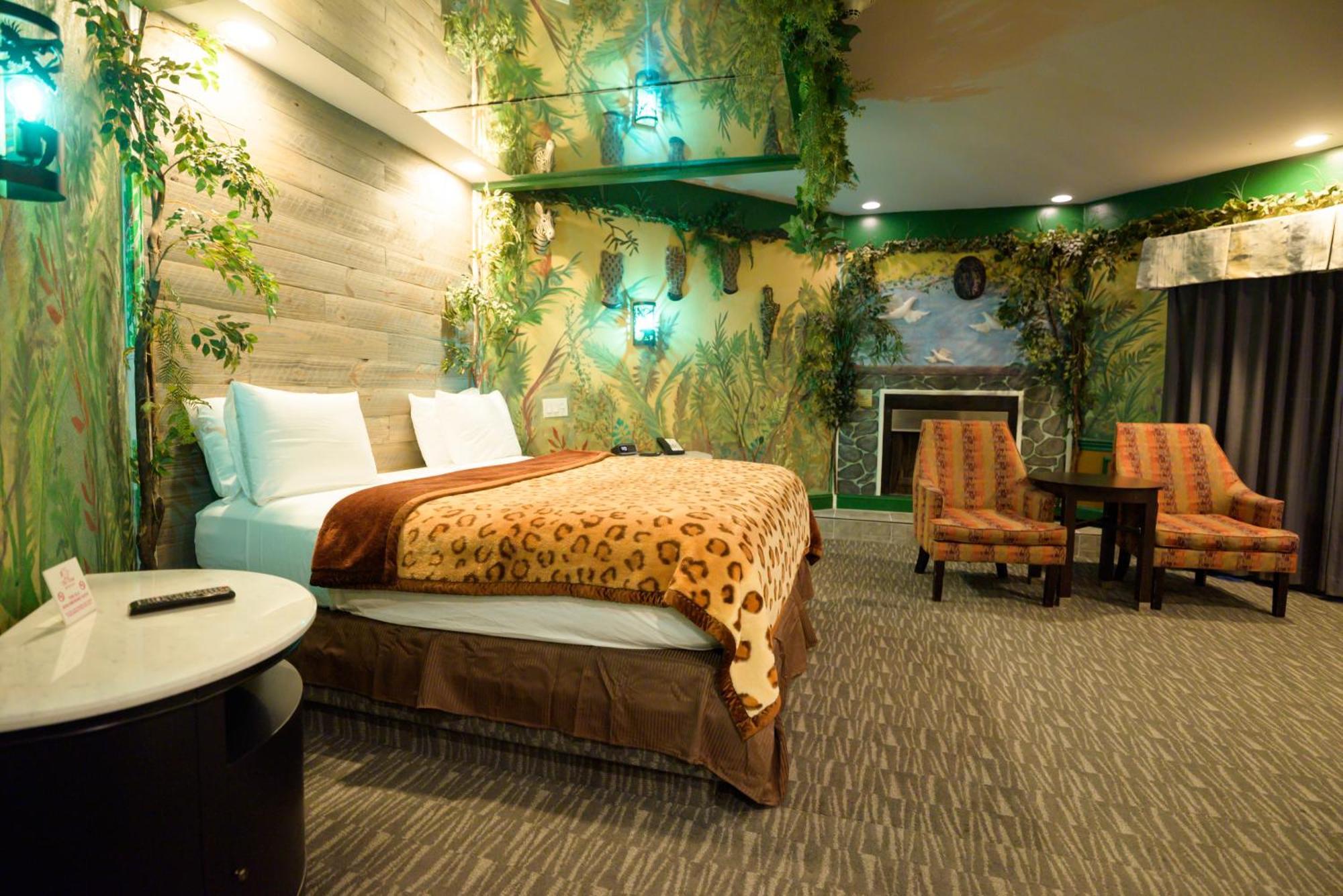 Suite Grand con cama extragrande, jacuzzi y chimenea