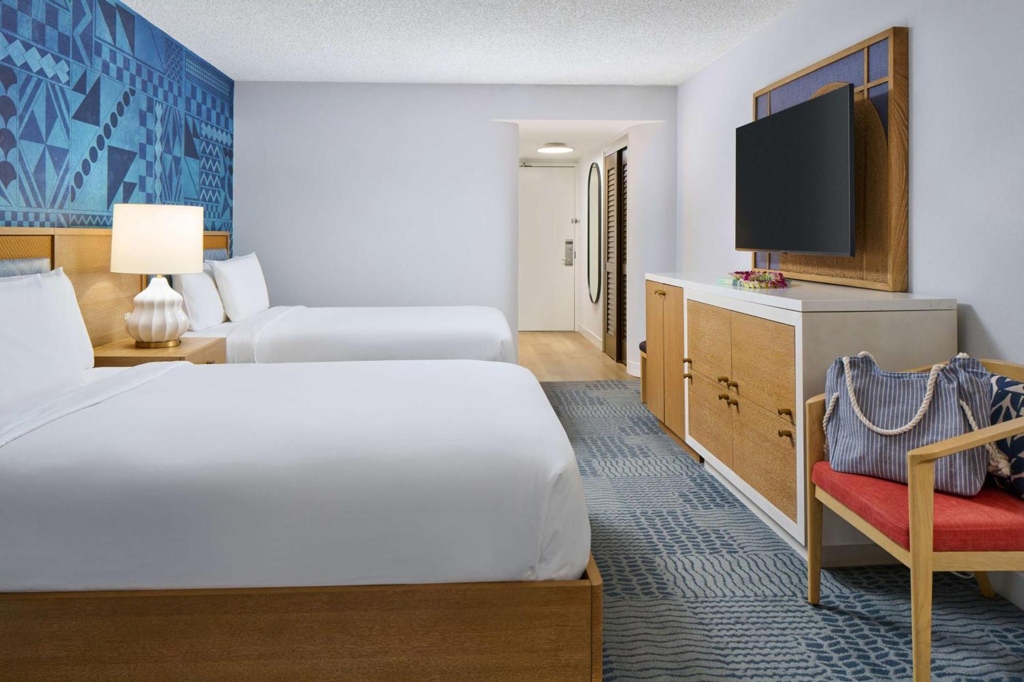 Waikiki View Two Double Beds