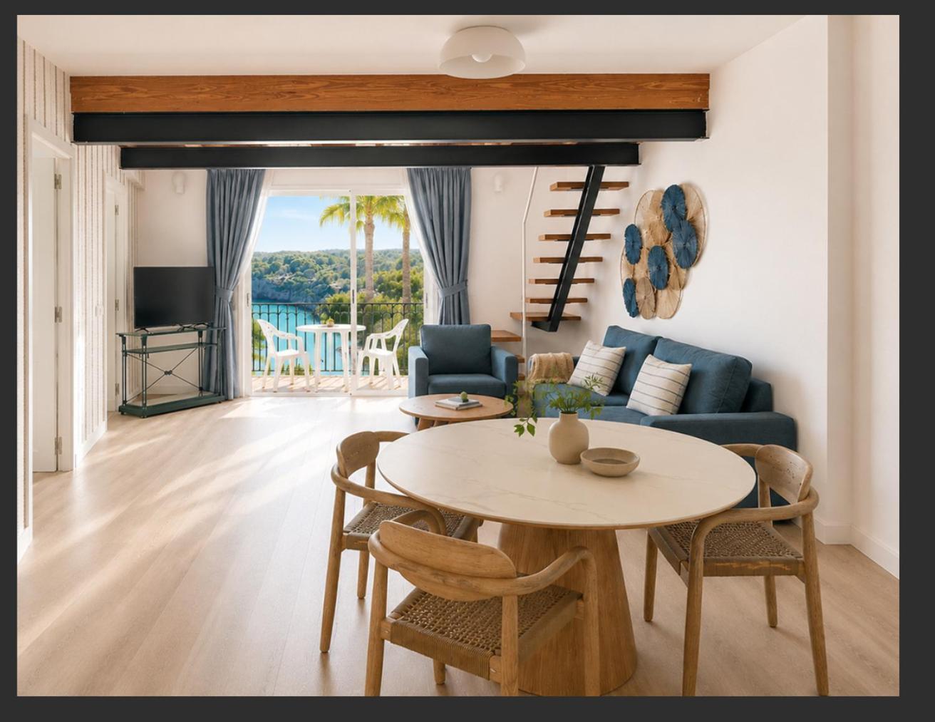 Deluxe Appartement met 2 Slaapkamers en Uitzicht op Zee
