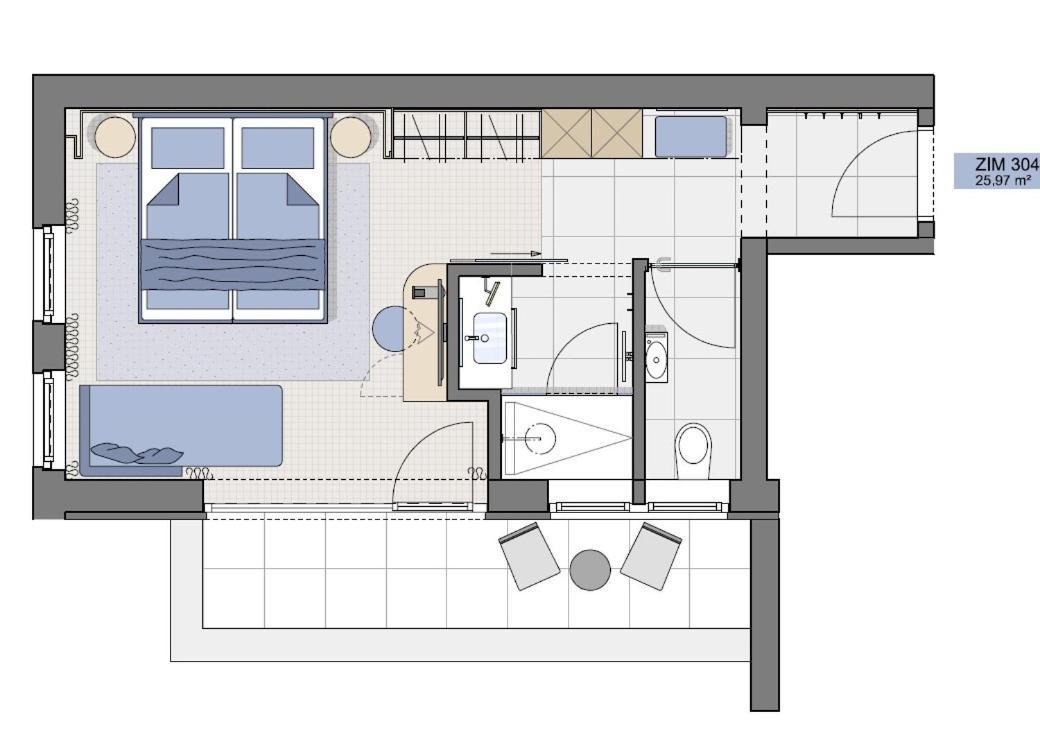 Deluxe Tweepersoonskamer met Extra Bed
