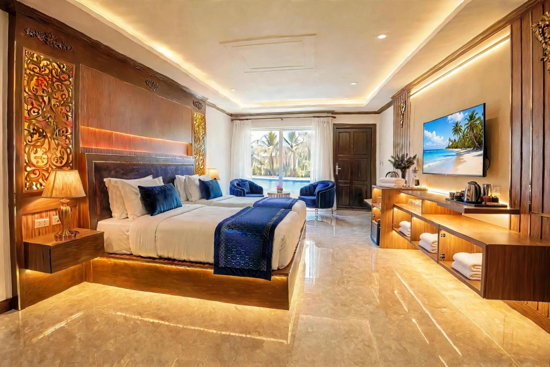Deluxe Twin Room Pool View