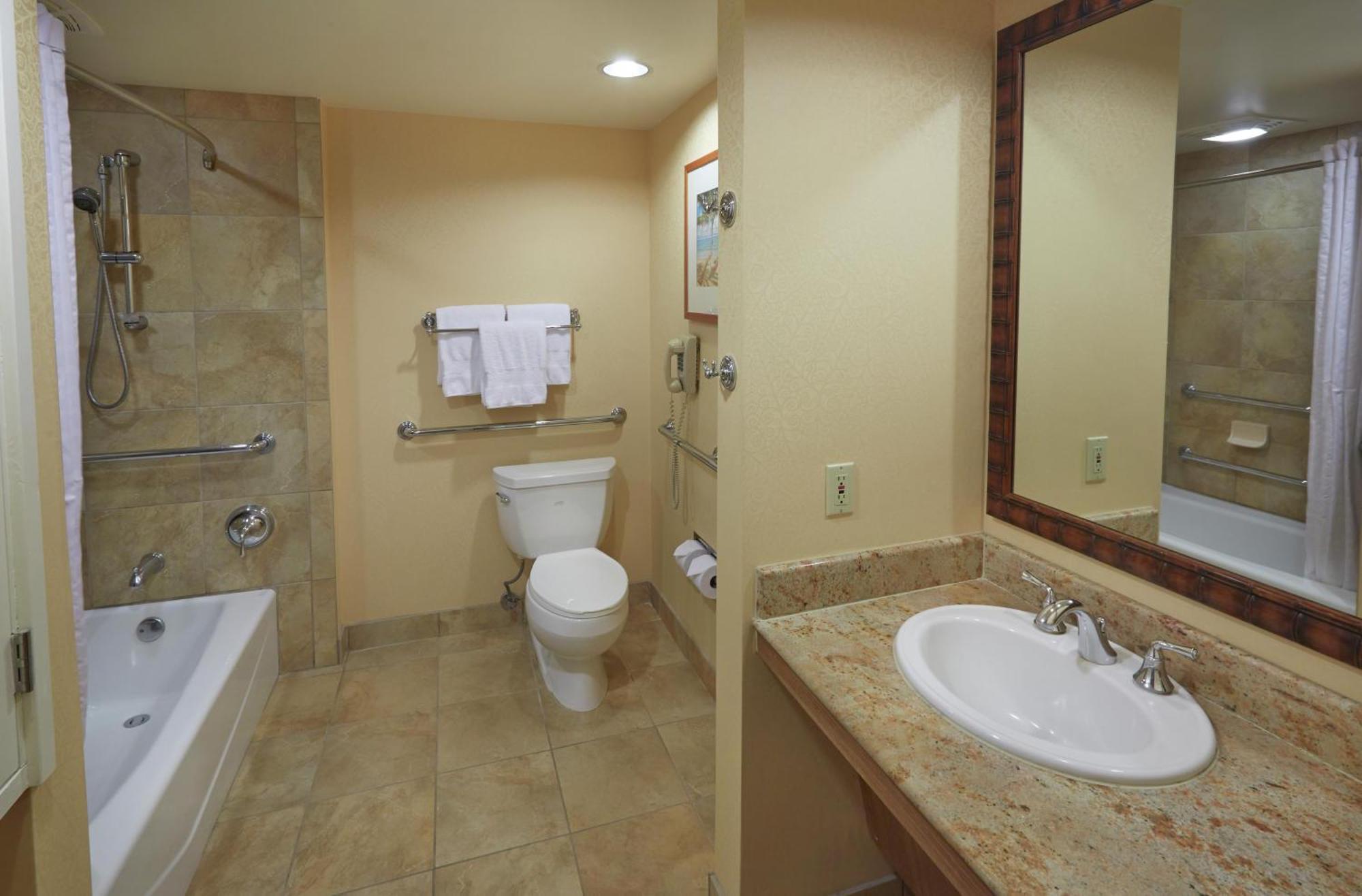 Resort View King Bed Mobility Accessible Tub