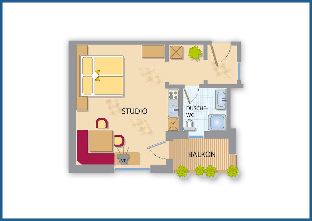 Großes Doppelzimmer