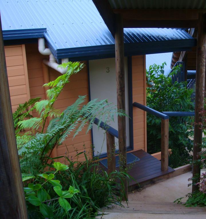 Deluxe cabin with spa bath and hinterland views