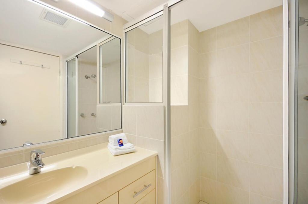 Three-Bedroom Pool View Apartment Balcony