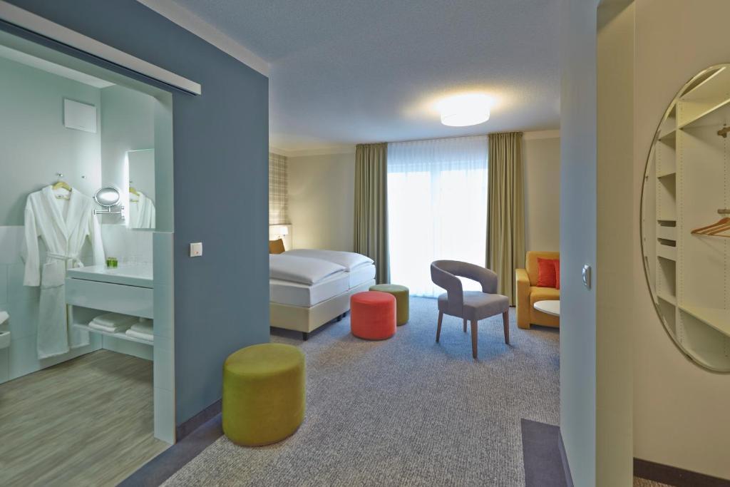 Deluxe Doppelzimmer mit Aussicht auf den Golfplatz