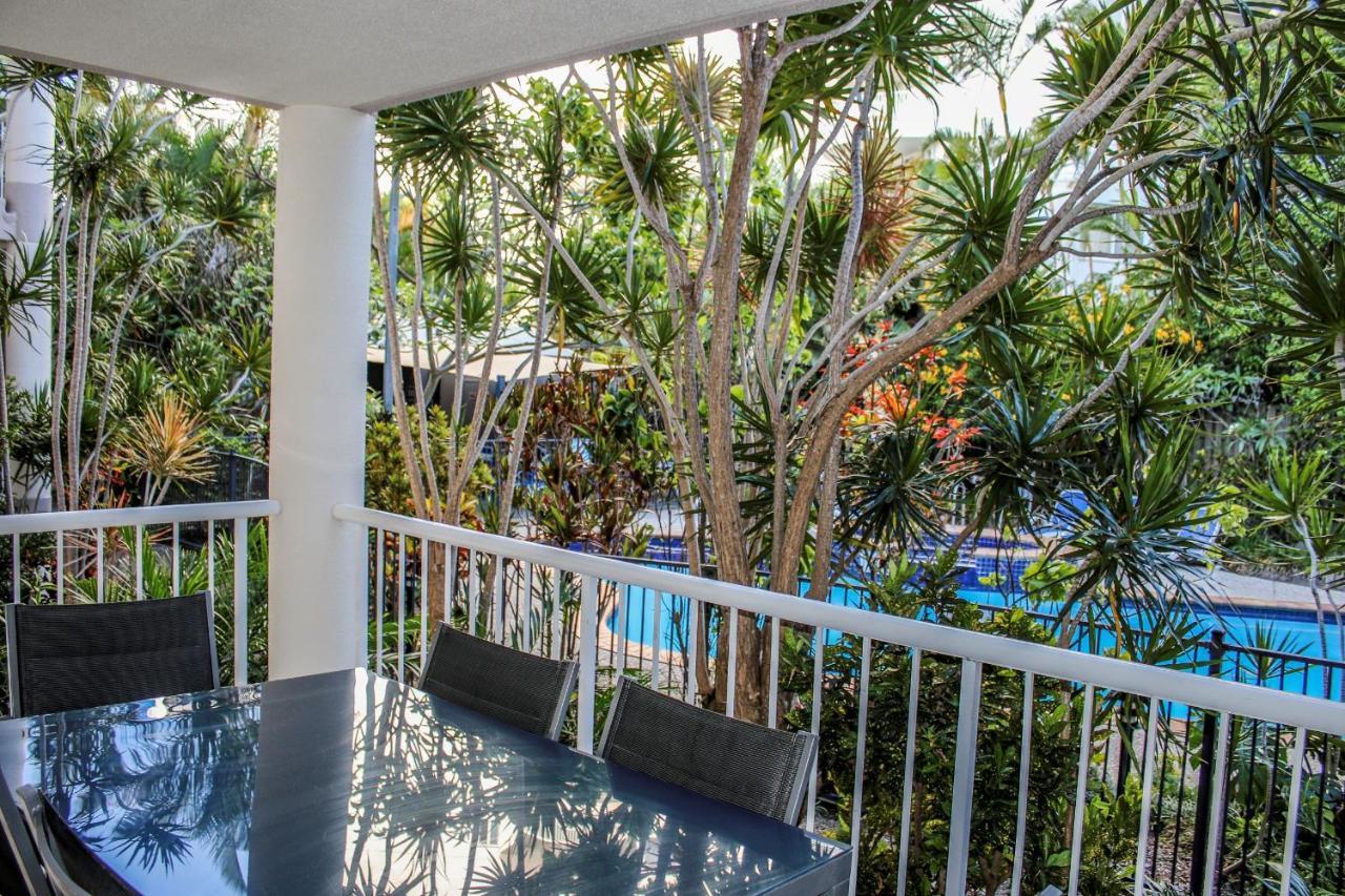 Three-Bedroom Pool View Apartment Balcony