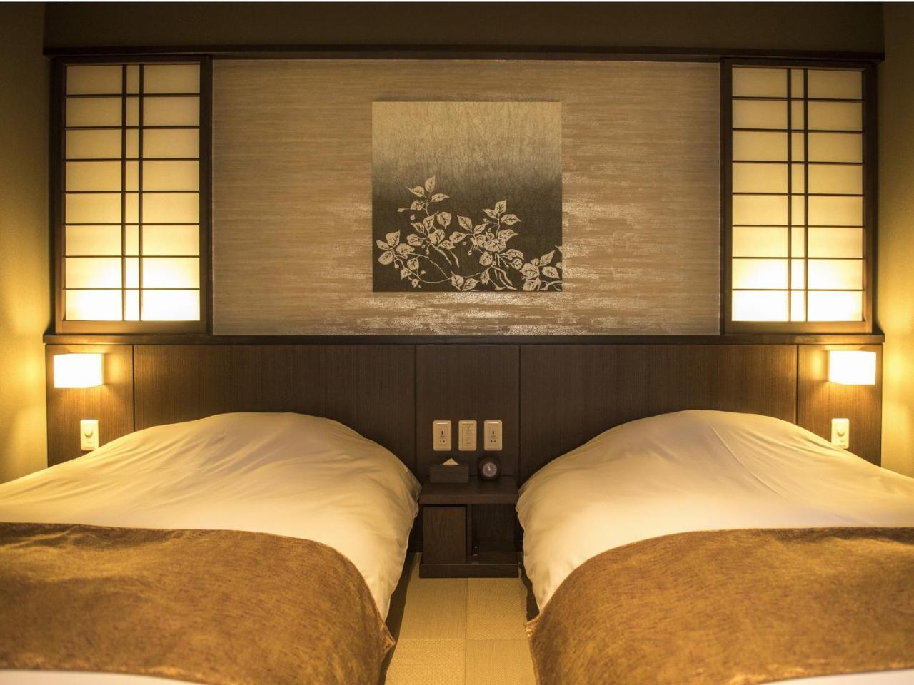 Standard Twin Room with Tatami Area and Open Air Bath - Non-Smoking