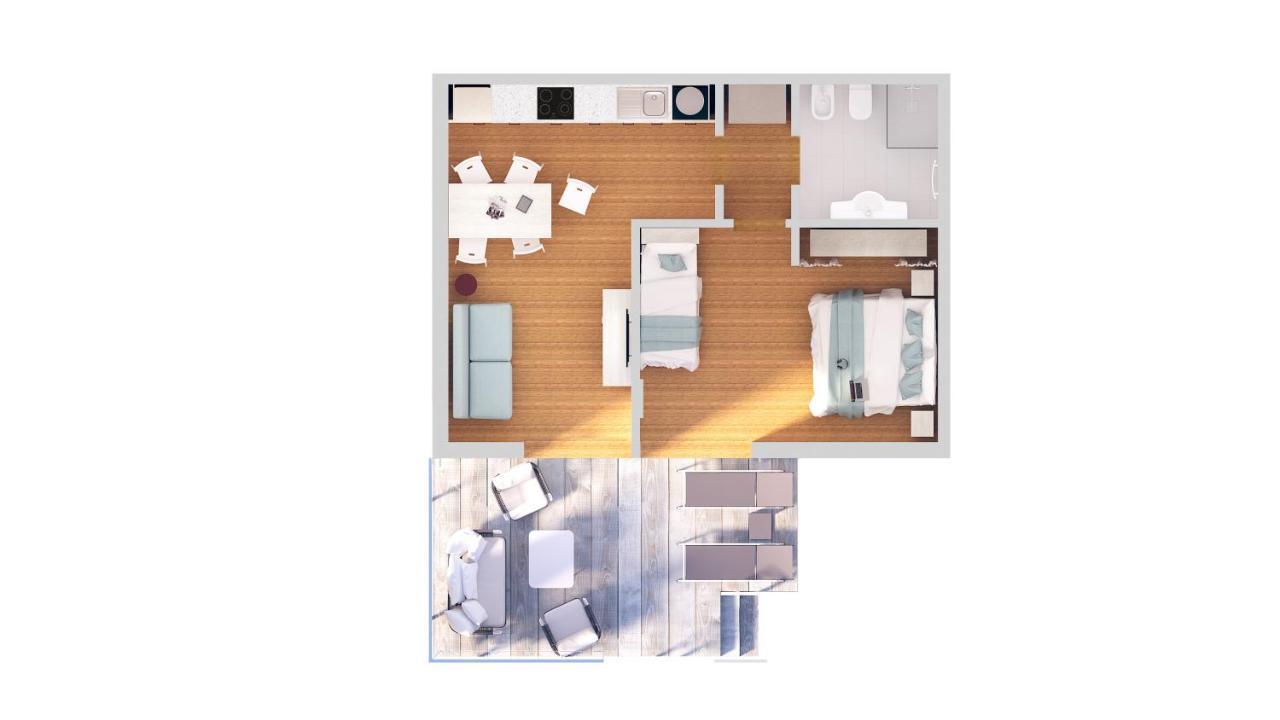 Apartment mit 1 Schlafzimmer