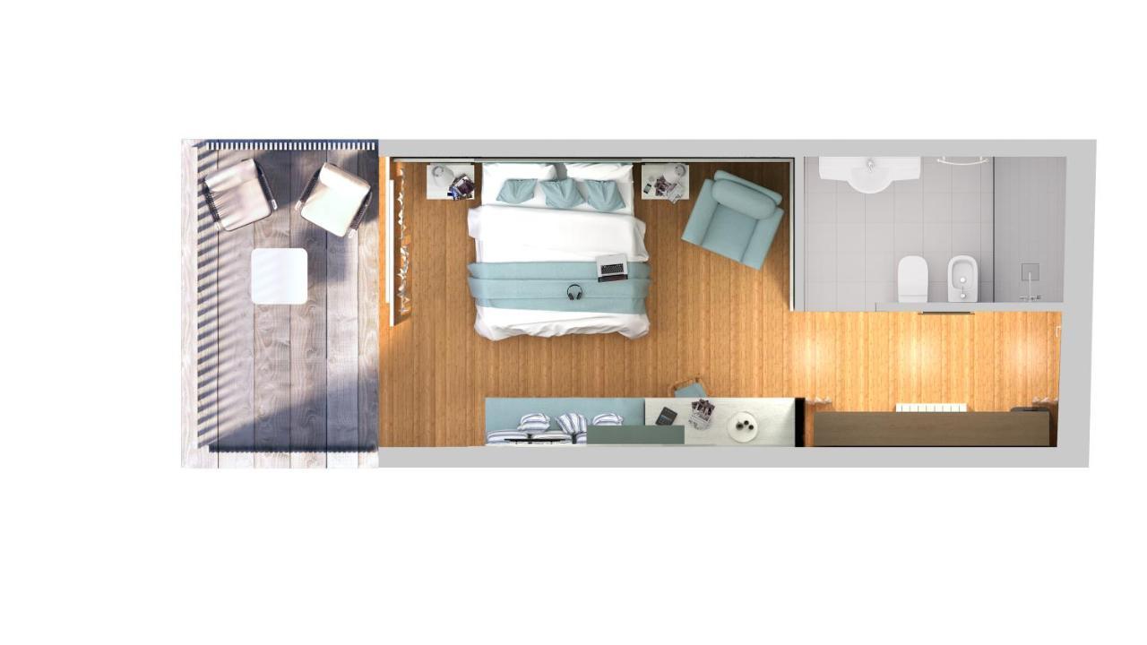 Doppelzimmer mit Poolblick