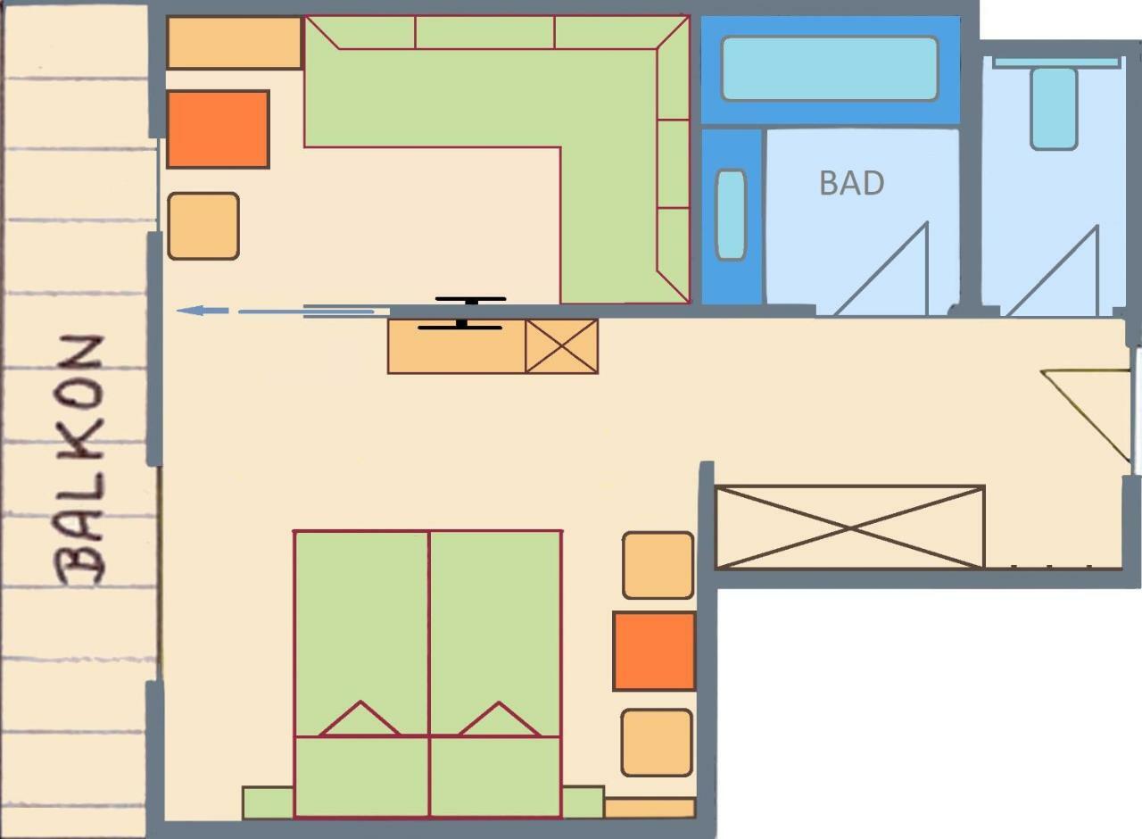 Junior Suite mit Balkon