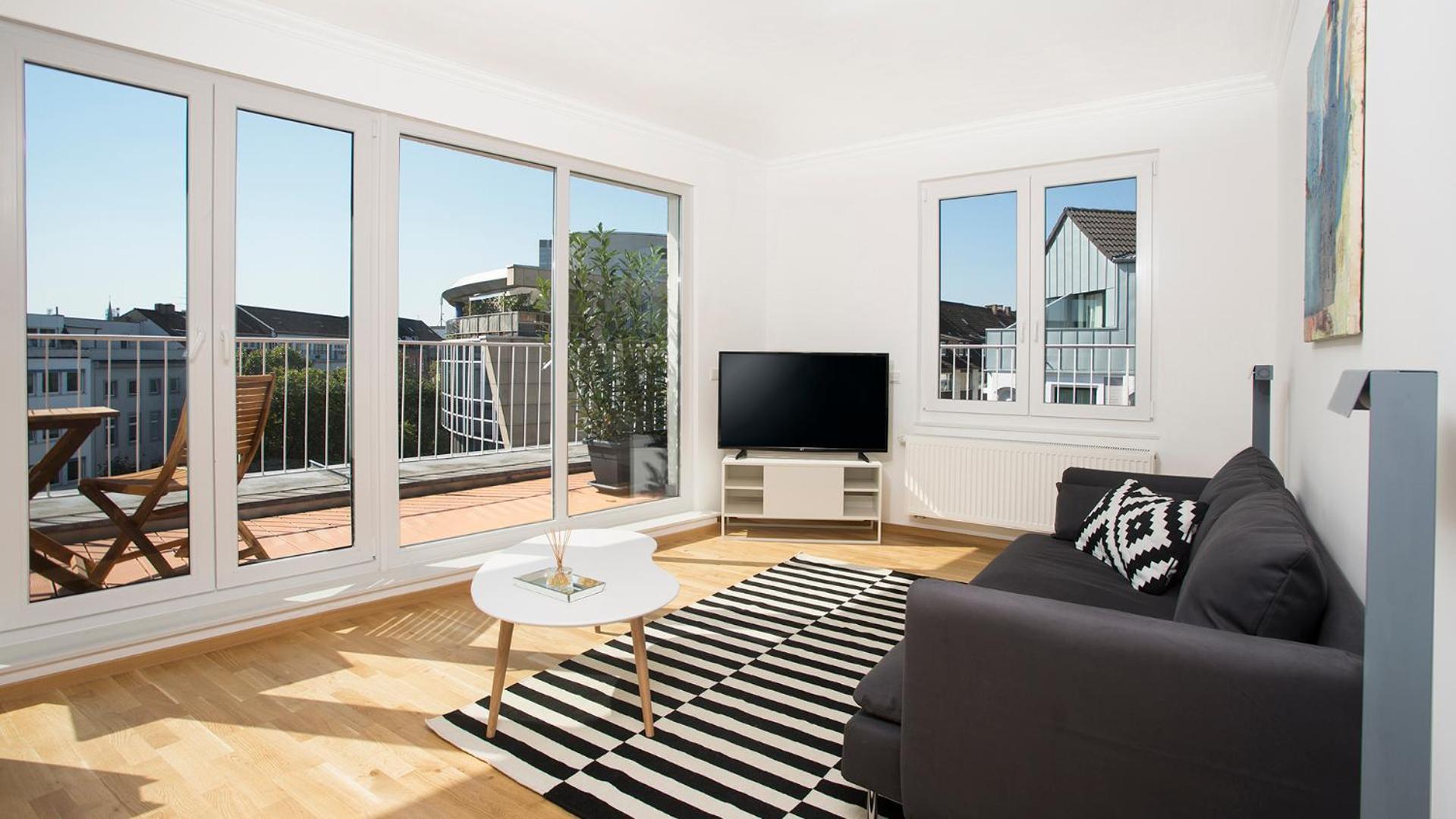 Penthouse-Apartment auf 65 m2 mit großer Terrasse