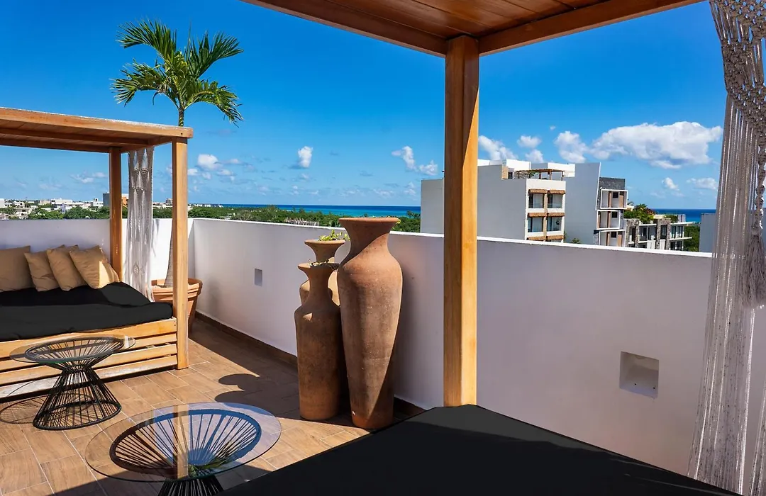 Terrasse Hotel Playa del Carmen-1