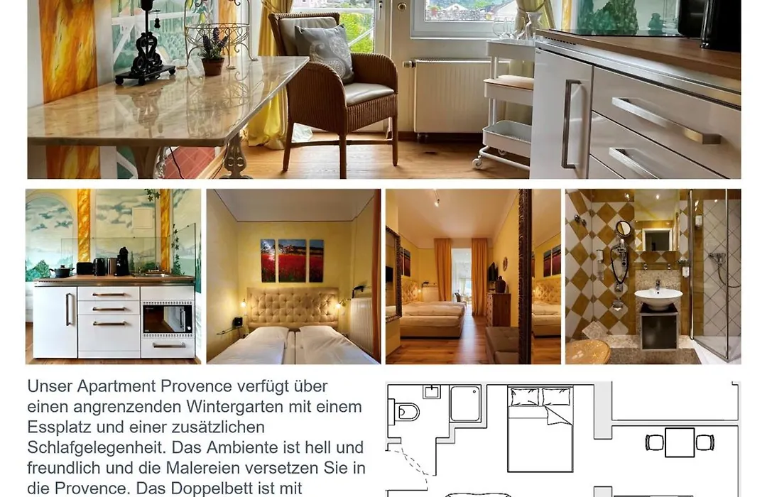 PARK VILLA zentral am Mittelrhein Zimmer&Apartments Self check in Aparthotel-1